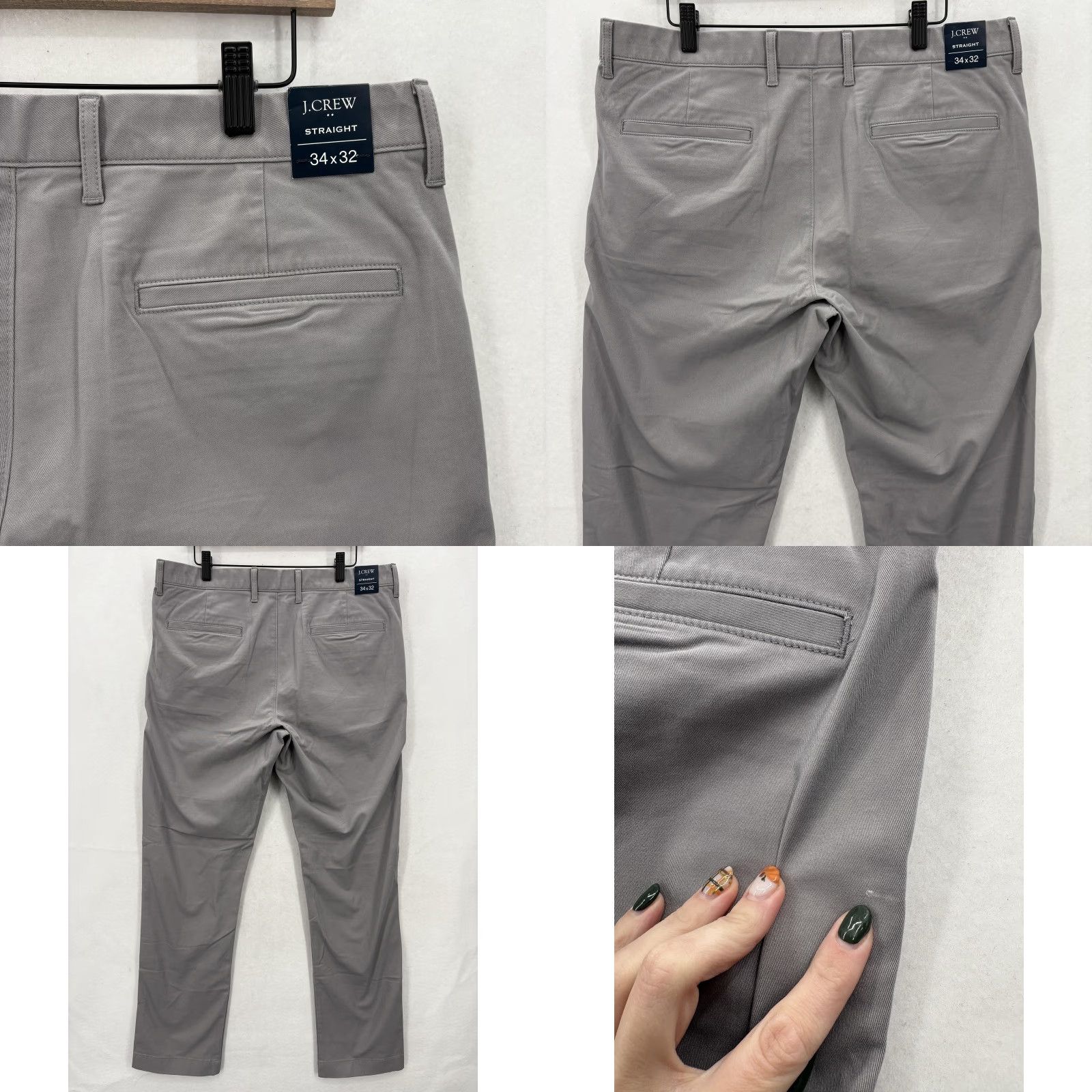 J.Crew J.CREW Flex Pants Mens 34x32 Gray Straight Fit TruTemp 365 Chino Casual Golf NWT Size US 34 / EU 50 - 10 Thumbnail
