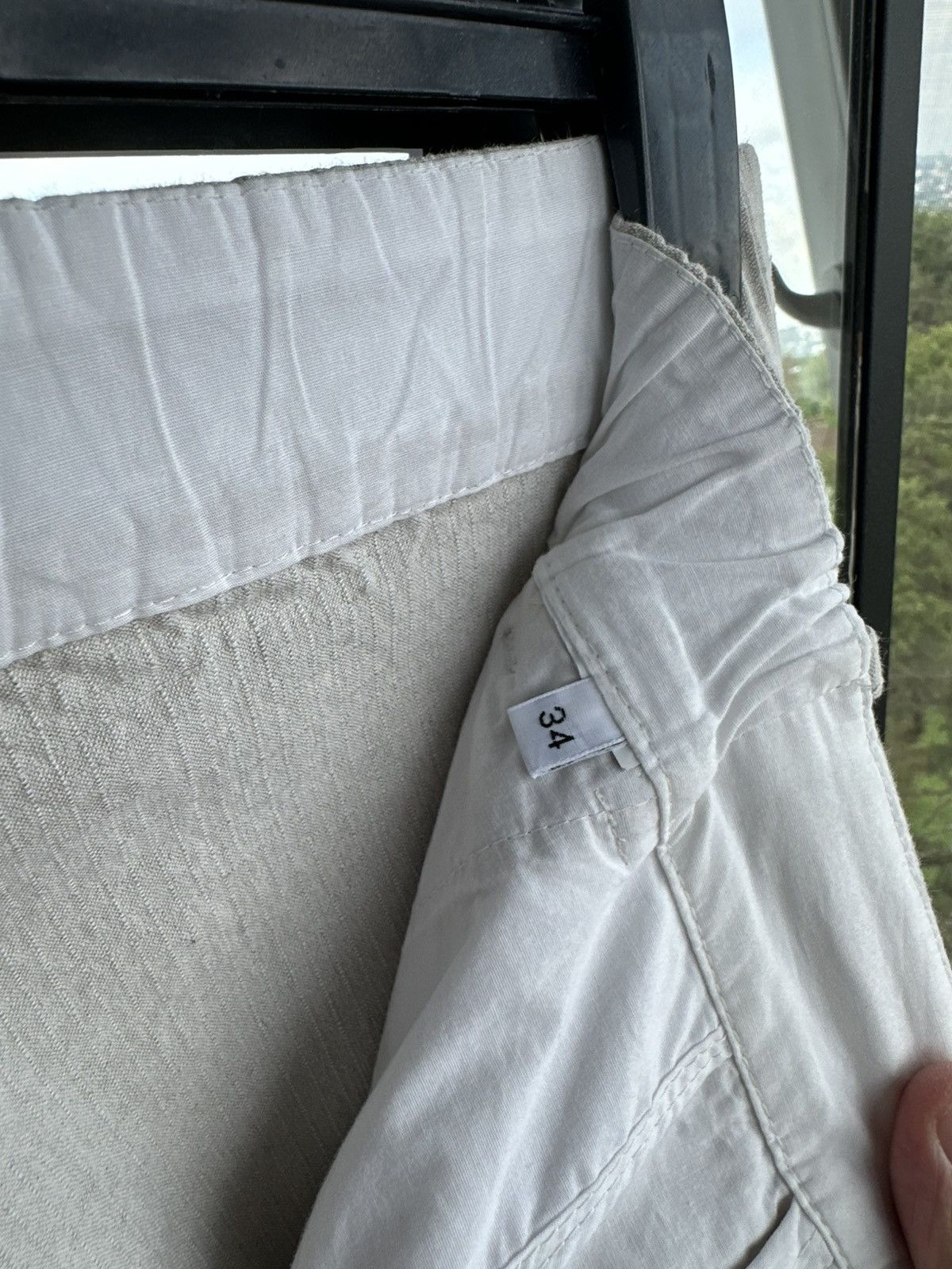 Annette Gortz Annette Görtz Beige Linen Blend Trousers Size 34 Minimalist Size 25" / US 0 / IT 36 - 10 Thumbnail