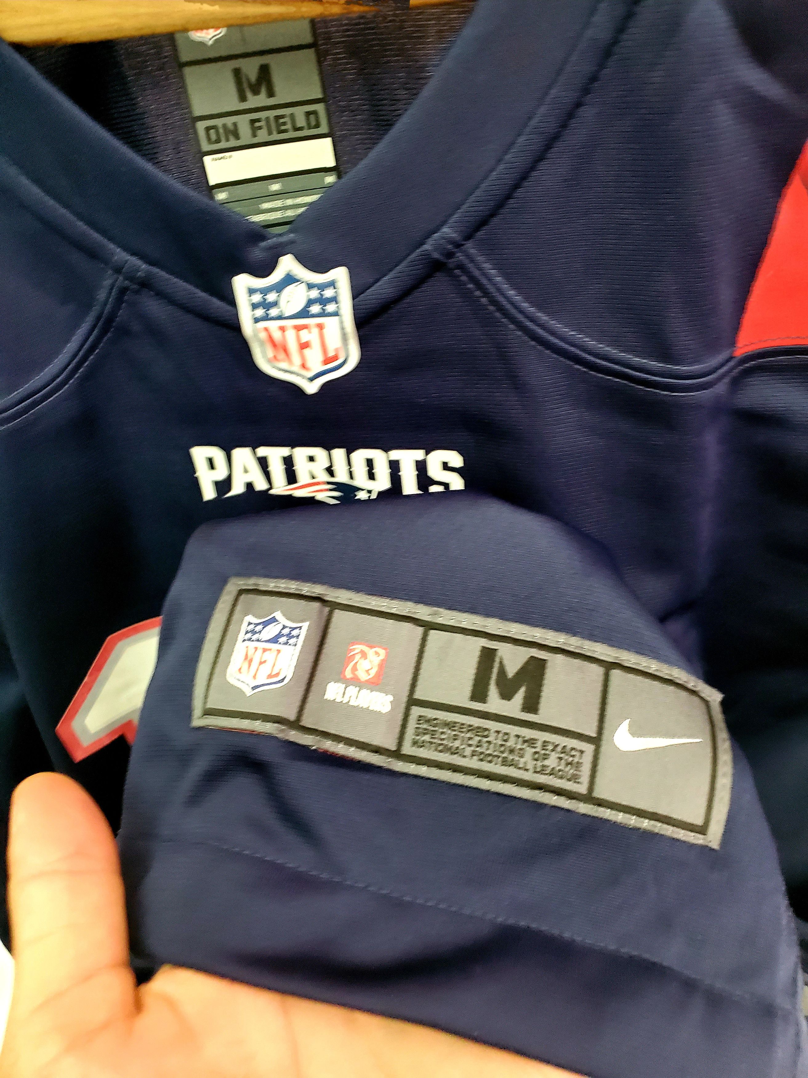 NFL × Nike Nike HFL Mac Jones New England Patriots jersey size M Size US M / EU 48-50 / 2 - 6 Thumbnail