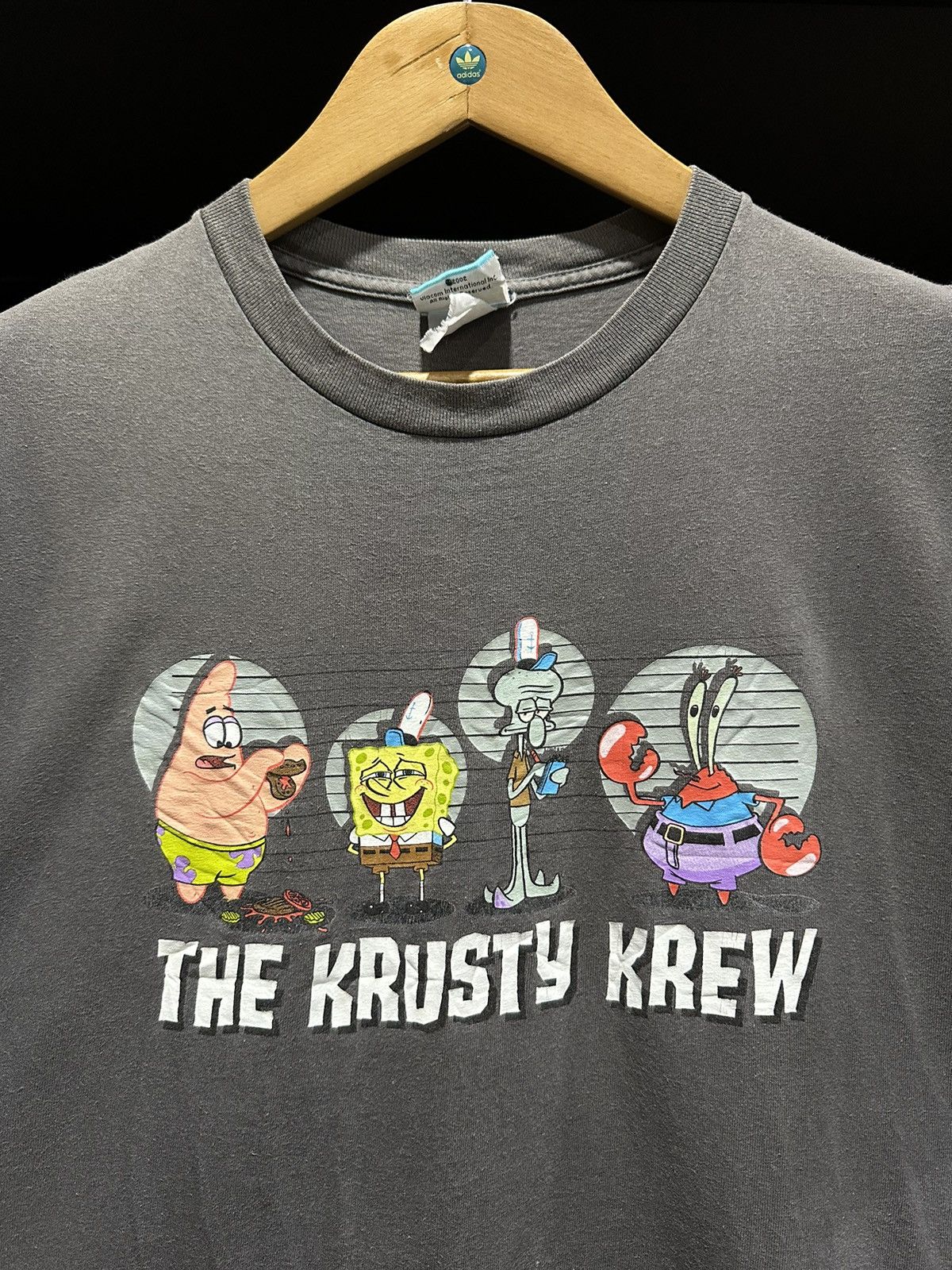 Cartoon Network × Vintage Vintage Spongebob The Krusty Krew Faded Tee Size US L / EU 52-54 / 3 - 2 Thumbnail