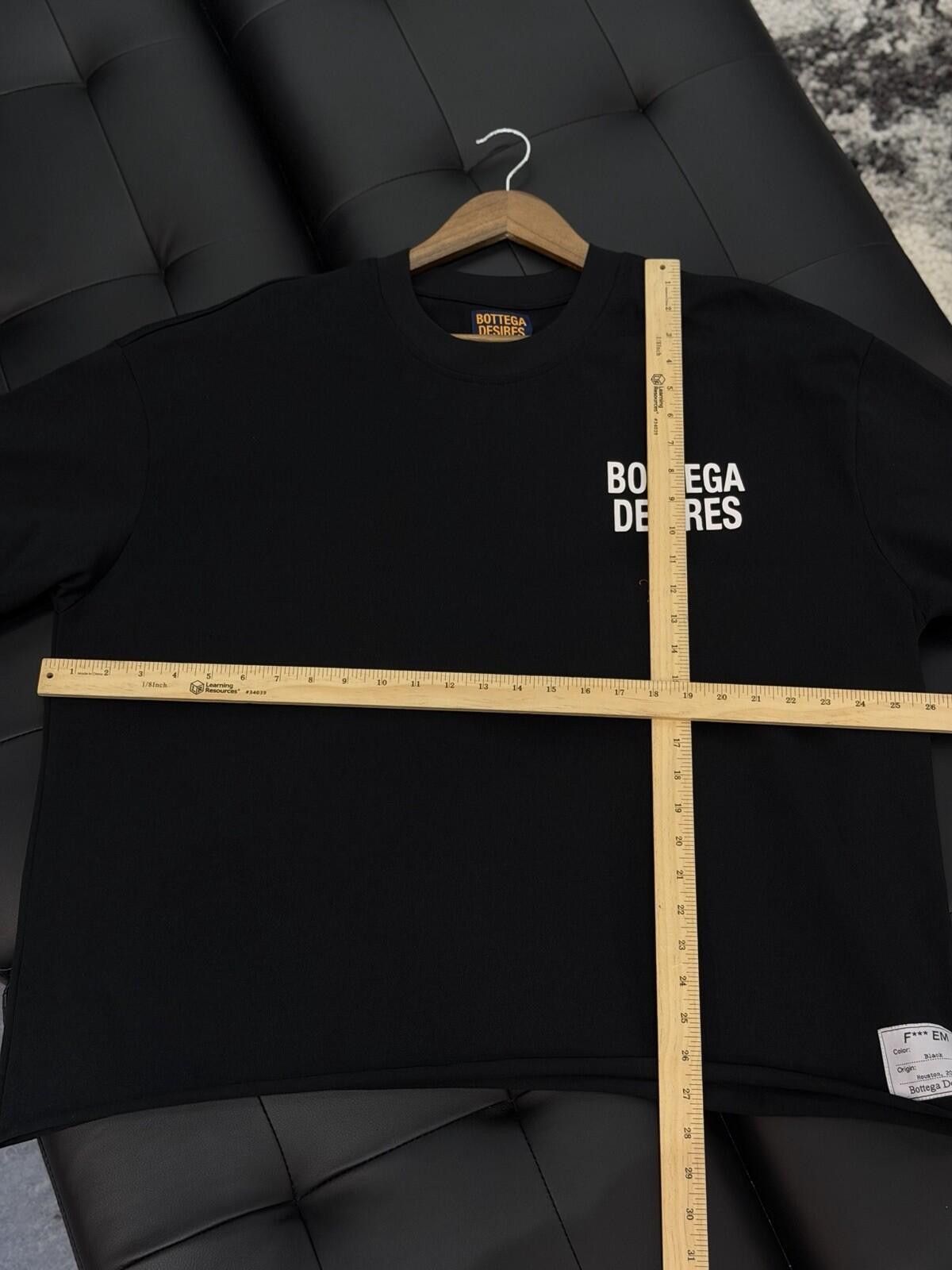 Bottega Desires Bottega Desires Tee T-Shirt F**k Joke (XL) Black White Size US XL / EU 56 / 4 - 10 Thumbnail
