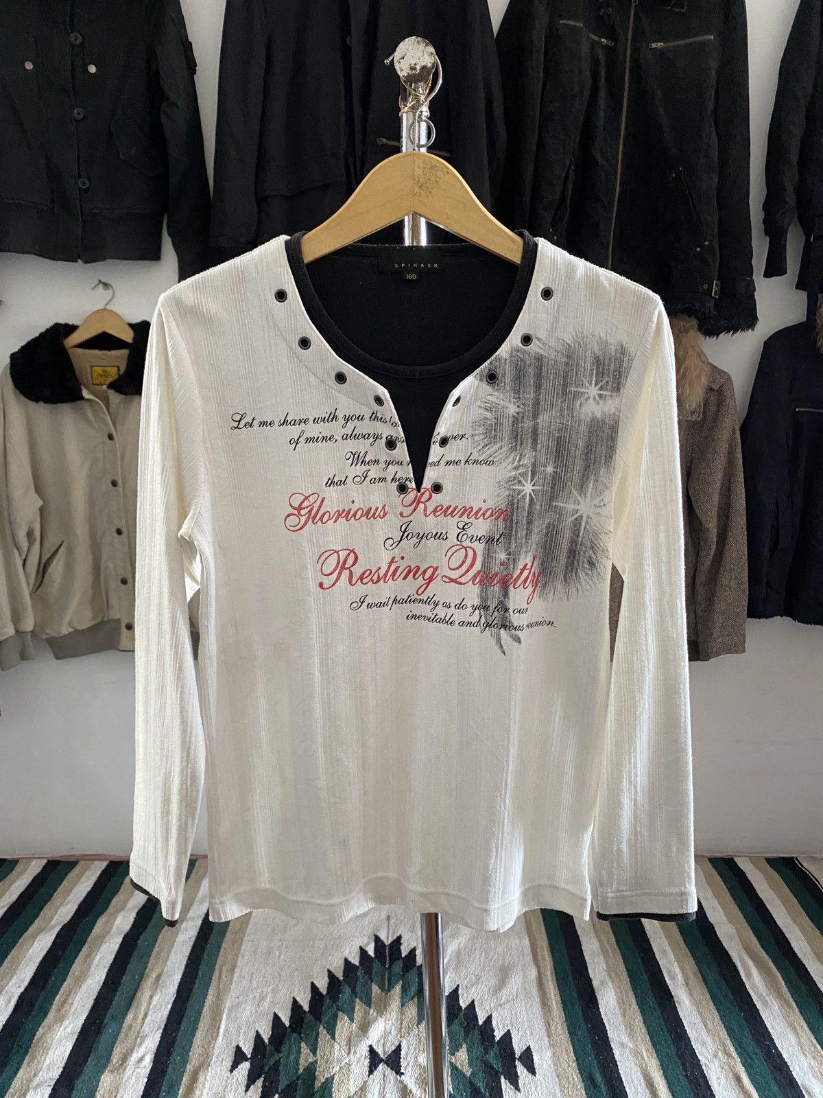 14th Addiction Vintage y2k Spinash Double Layer Long Shirt Size US M / EU 48-50 / 2 - 1 Thumbnail