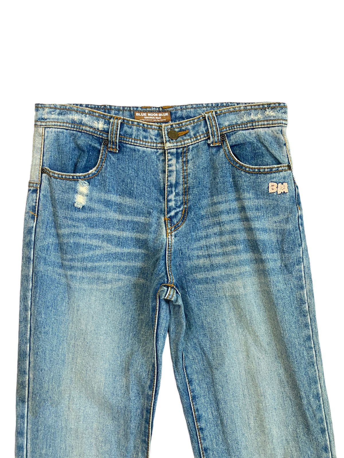 Designer × Japanese Brand × Vintage Vintage BLUE MOON BLUE Daicok Evisu Inspired Denim Size US 30 / EU 46 - 3 Thumbnail