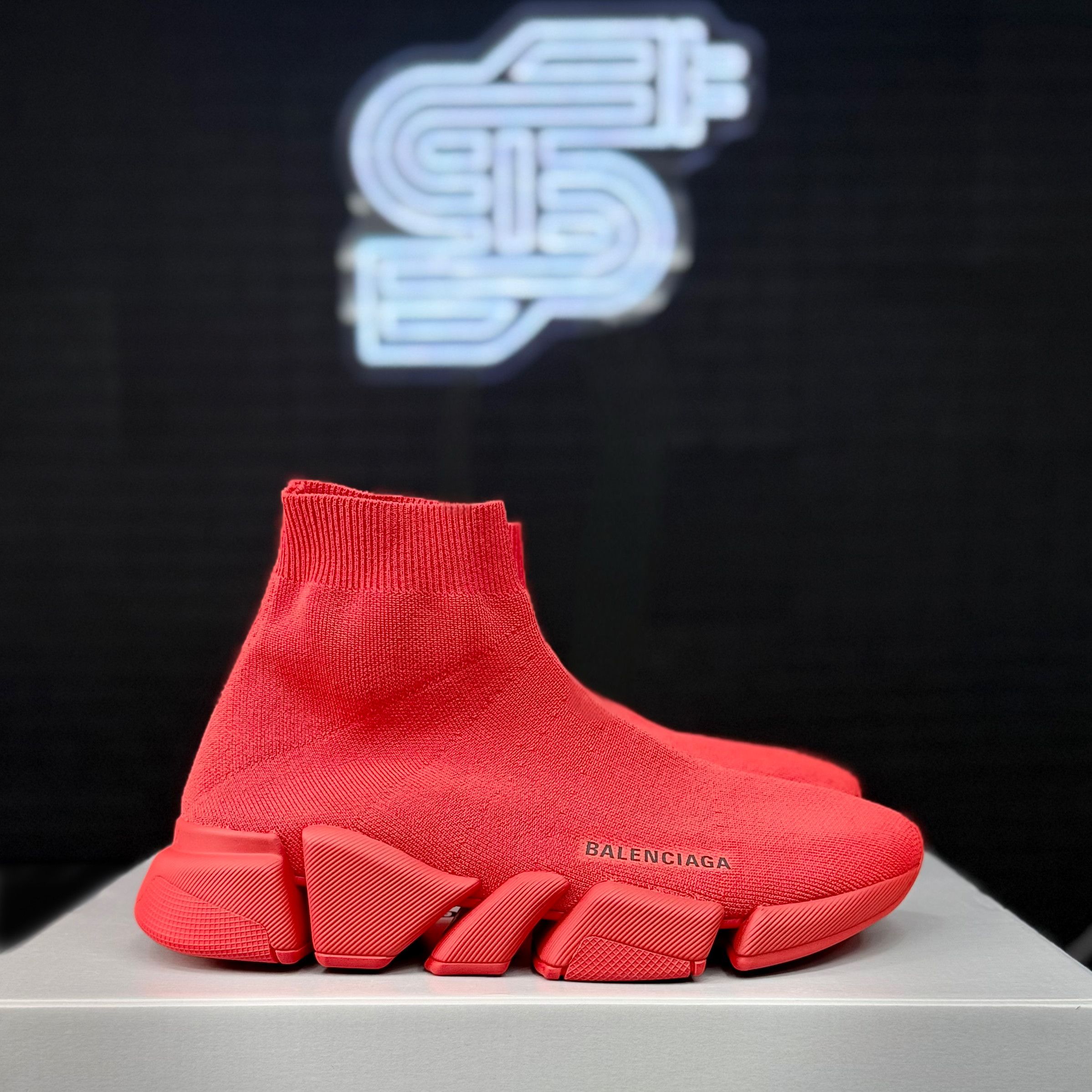 Balenciaga Balenciaga Speed 2.0 Trainer Red Size US 8.5 / EU 41-42 - 2 Thumbnail