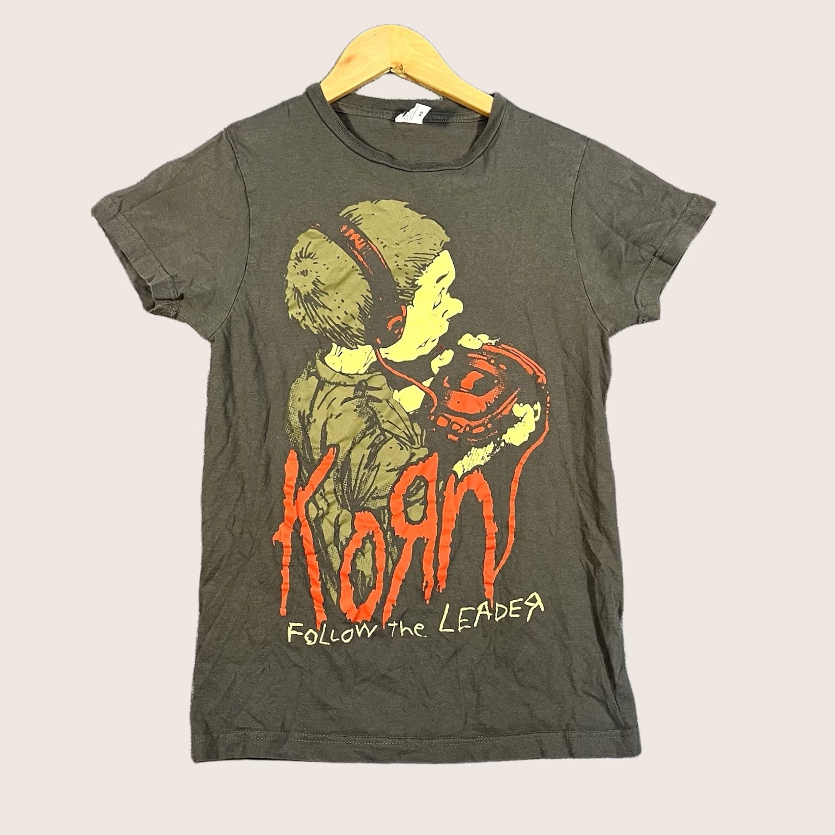 Tultex Korn Leader Follow The T-Shirt Womens XS Metal Band Tour Double Sided Graphic Size XS / US 0-2 / IT 36-38 - 1 Thumbnail