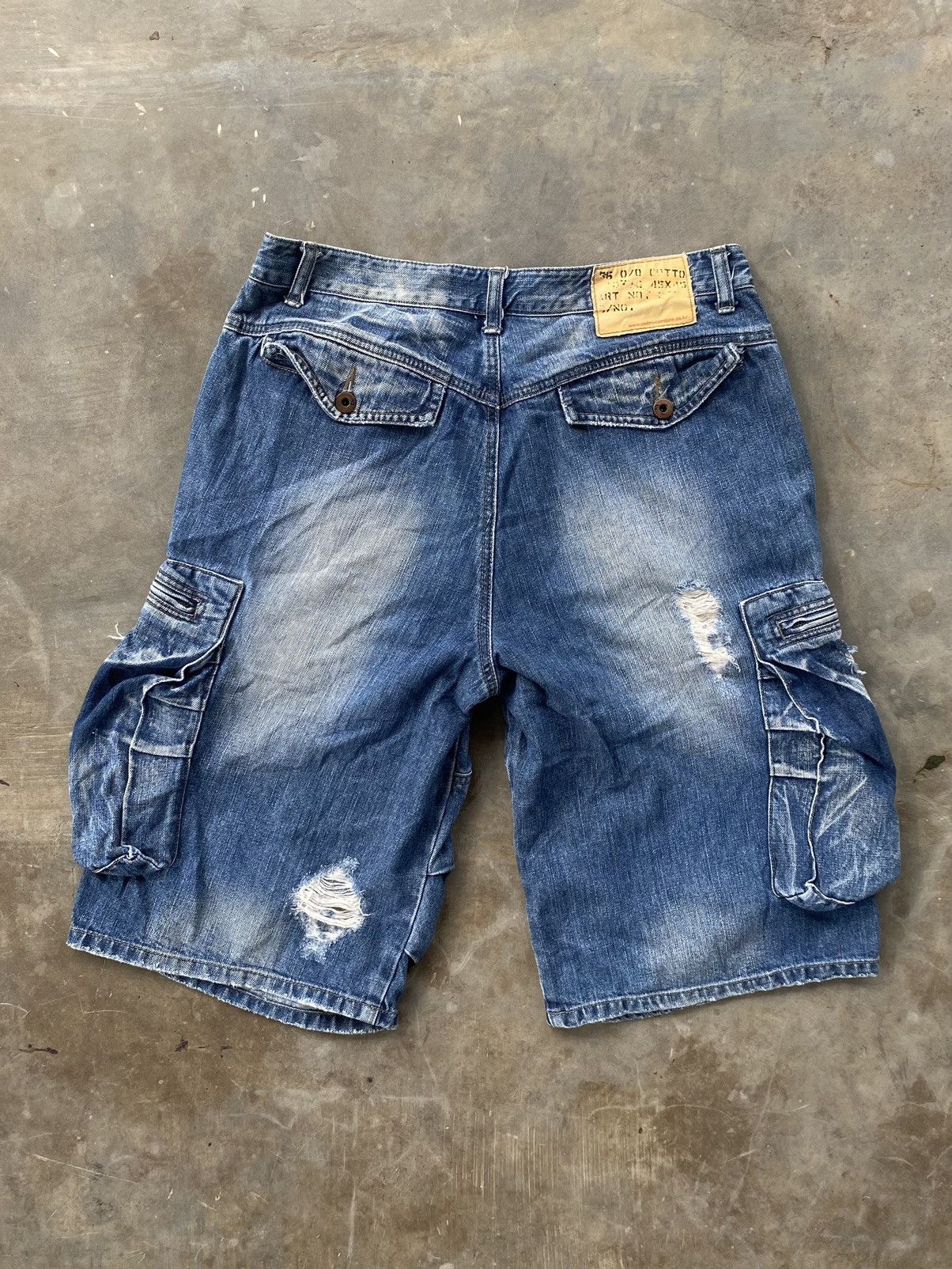 14th Addiction × If Six Was Nine × Japanese Brand Distress Codes Combine Pants Denim like if6was9 Size US 30 / EU 46 - 2 Thumbnail