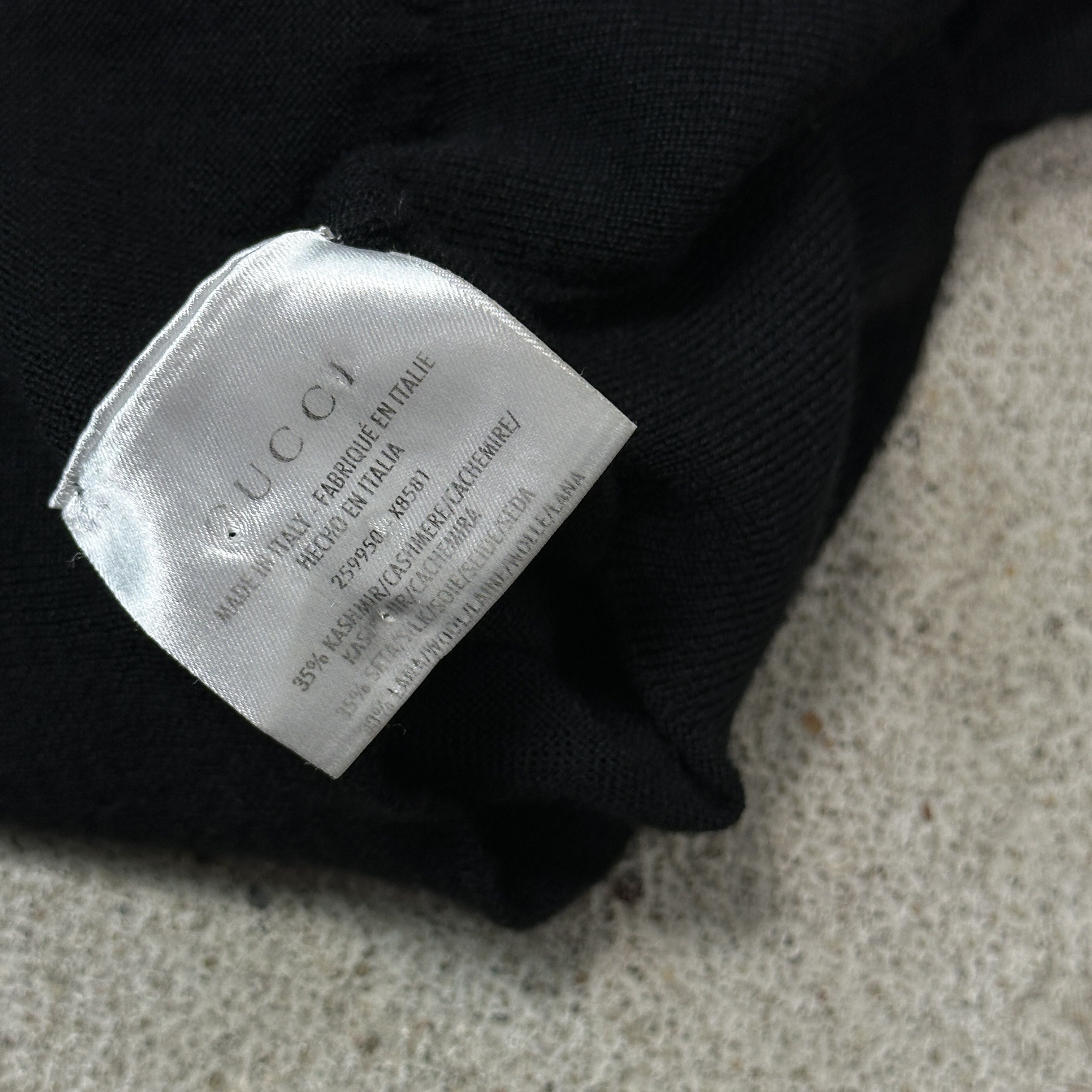 Gucci Vintage Old Money Silk Cashmere Gucci Cardigan Y2K Size M / US 6-8 / IT 42-44 - 5 Thumbnail