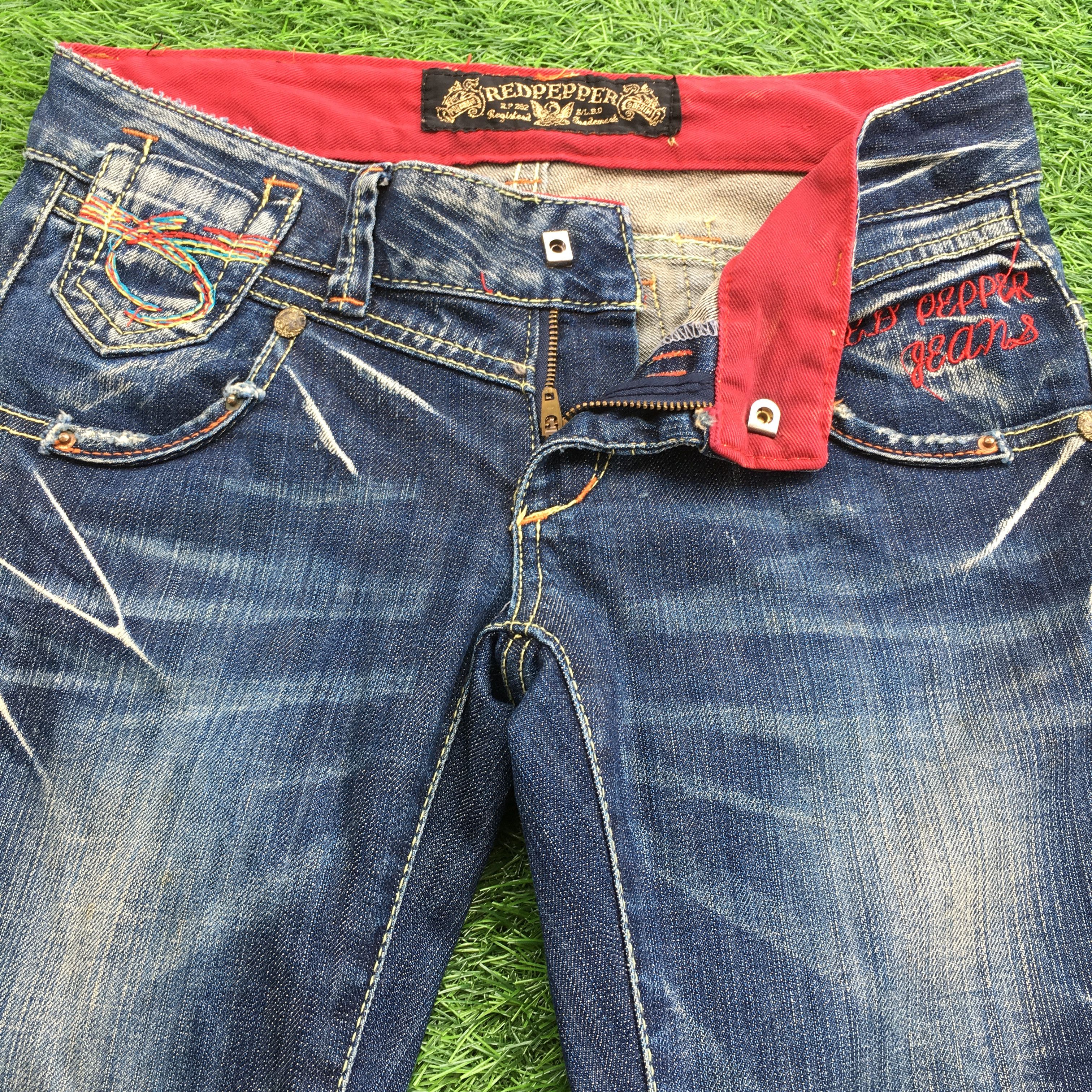 Japanese Brand Japanese Embroidered Bootcut Denim Jeans D-1194 Size 26" / US 2 / IT 38 - 3 Thumbnail