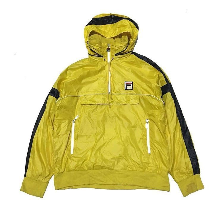 Fila Fila Cagoule yellow anorak Jacket 80s casual firm football Size US M / EU 48-50 / 2 - 1 Thumbnail