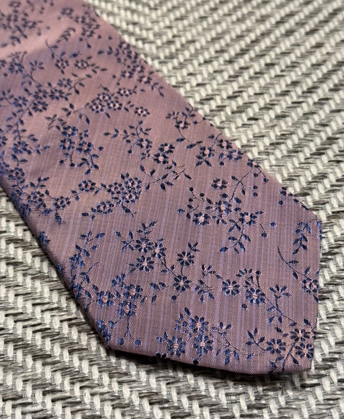 Jean Paul Gaultier Jean Paul Gaultier Light Purple Floral Vine Tie K24 Size ONE SIZE - 3 Thumbnail