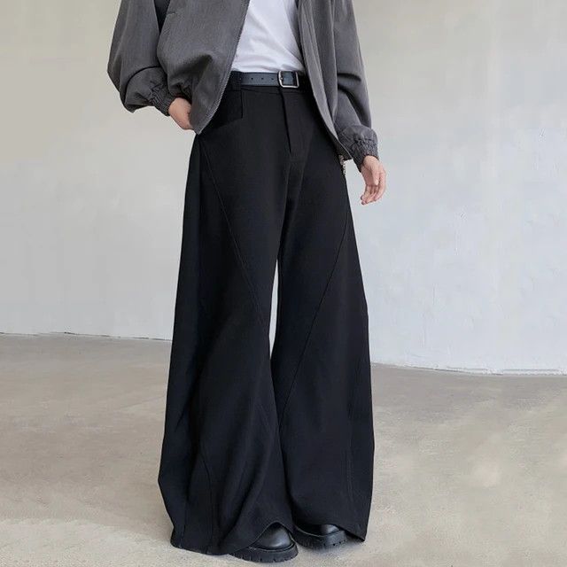 Other Casual Suit Pants Zipper Back Pocket Niche Size US 33 - 2 Thumbnail