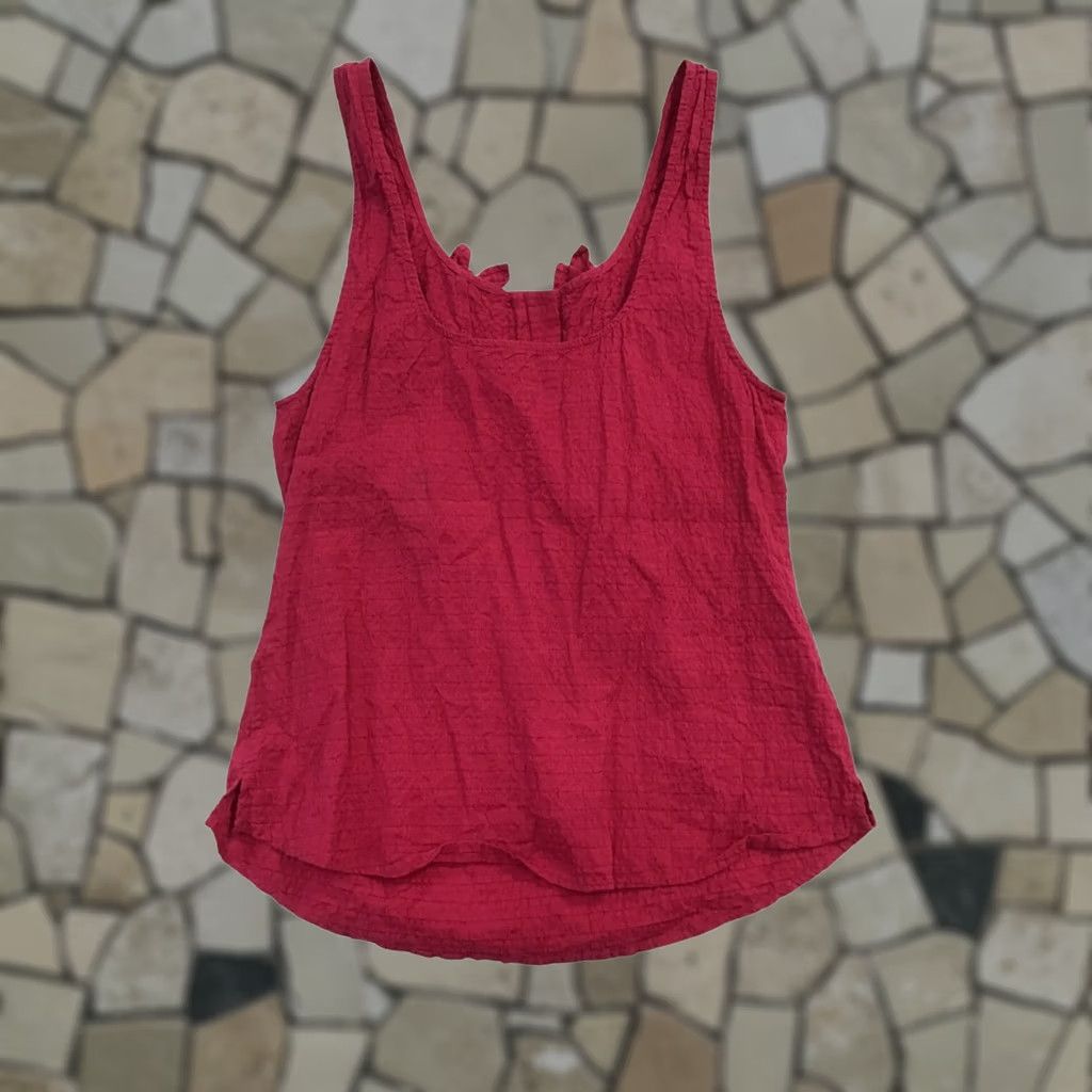 Juicy Couture VINTAGE Juicy Couture Tank Women’s 0 Hot Pink Cotton & Silk Ruffle Front Zipper Size XS / US 0-2 / IT 36-38 - 1 Thumbnail