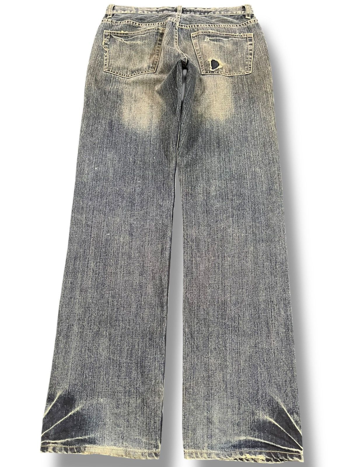 Takeo Kikuchi Vintage Takeo Kikuchi Faded Distressed Denim Size US 33 - 6 Thumbnail