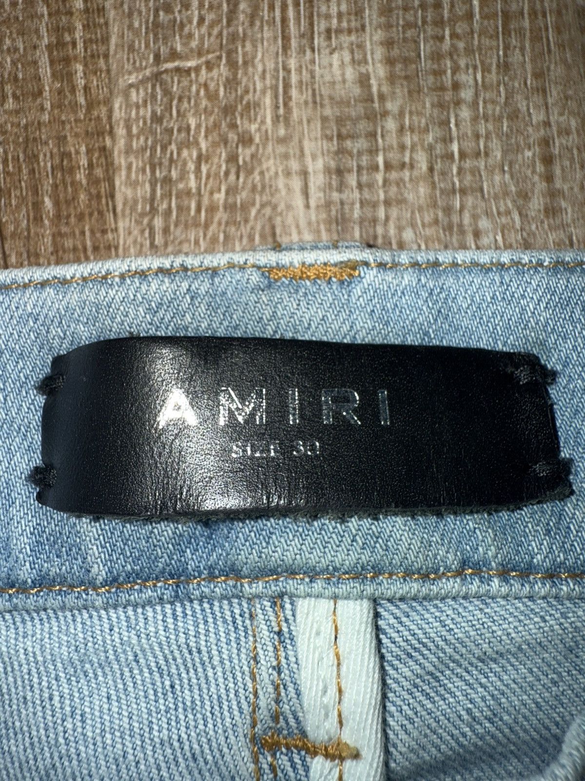 Amiri Amiri Blue Jeans Neon Striped Size US 30 / EU 46 - 3 Thumbnail
