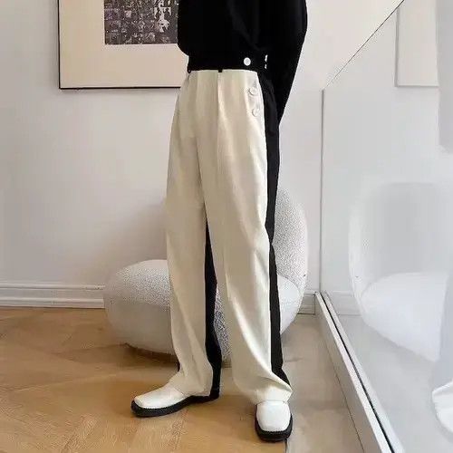 Handmade × Japanese Brand × Jean High Waist Track White Pants Size US 32 / EU 48 - 2 Thumbnail