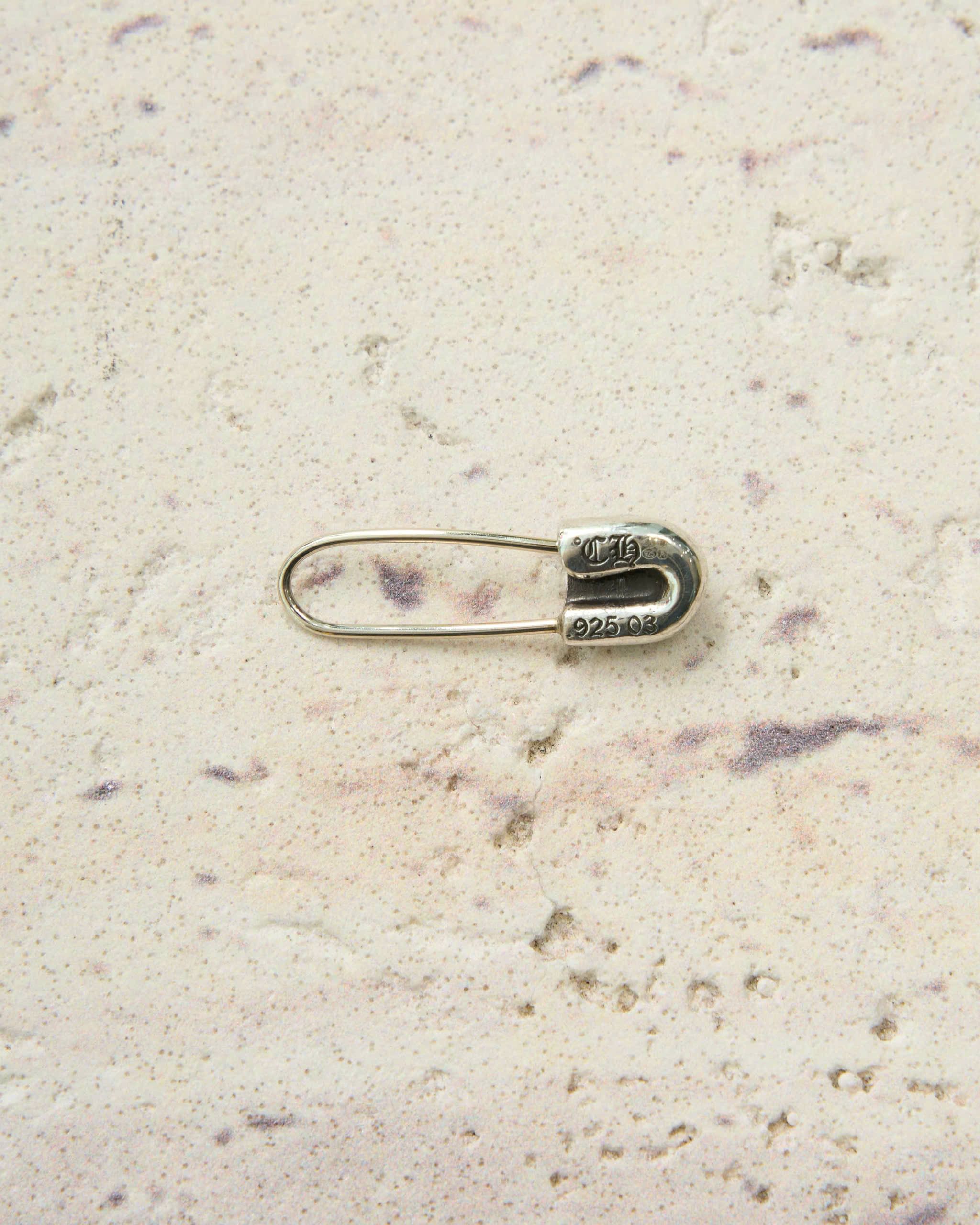 Chrome Hearts Chrome Hearts Safety Pin sliver earring Size ONE SIZE - 4 Thumbnail