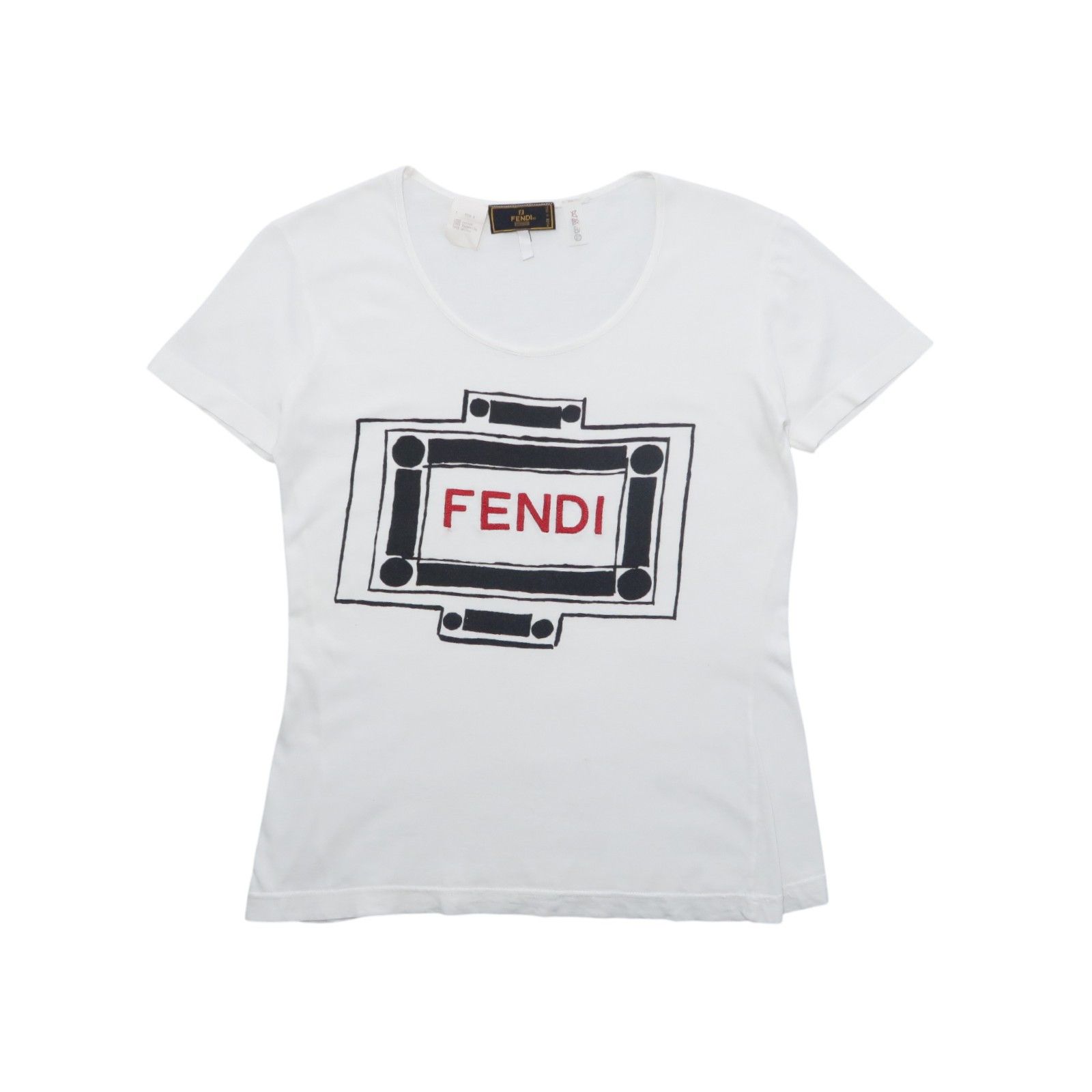 Fendi 90s Fendi Camera Embroidered Woman Tee Size M / US 6-8 / IT 42-44 - 1 Thumbnail
