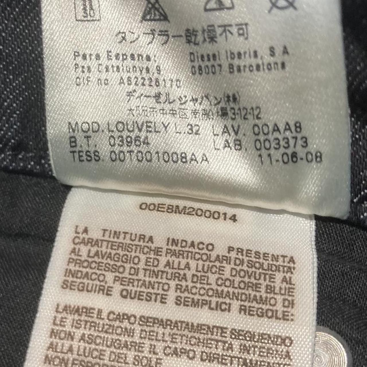 Diesel Diesel Deadstock LOUVELY 26x32 Dark denim low rise flare Size 26" / US 2 / IT 38 - 6 Thumbnail
