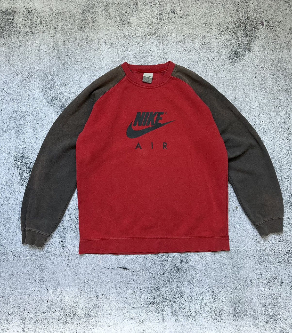 Vintage Nike Red Sweatshirt Air Centre Logo