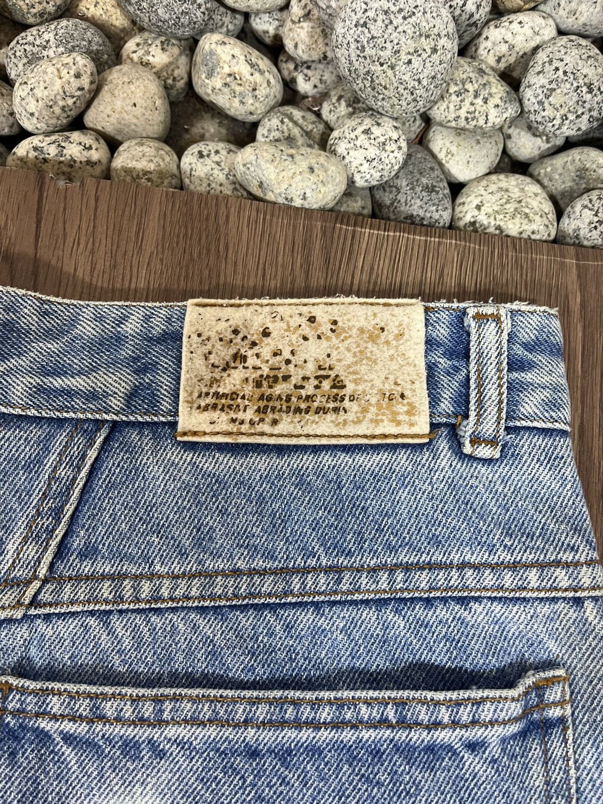 Marithe + Francois Girbaud Marithé François Girbaud Vintage Stone Washed Jeans Size US 33 - 12 Thumbnail