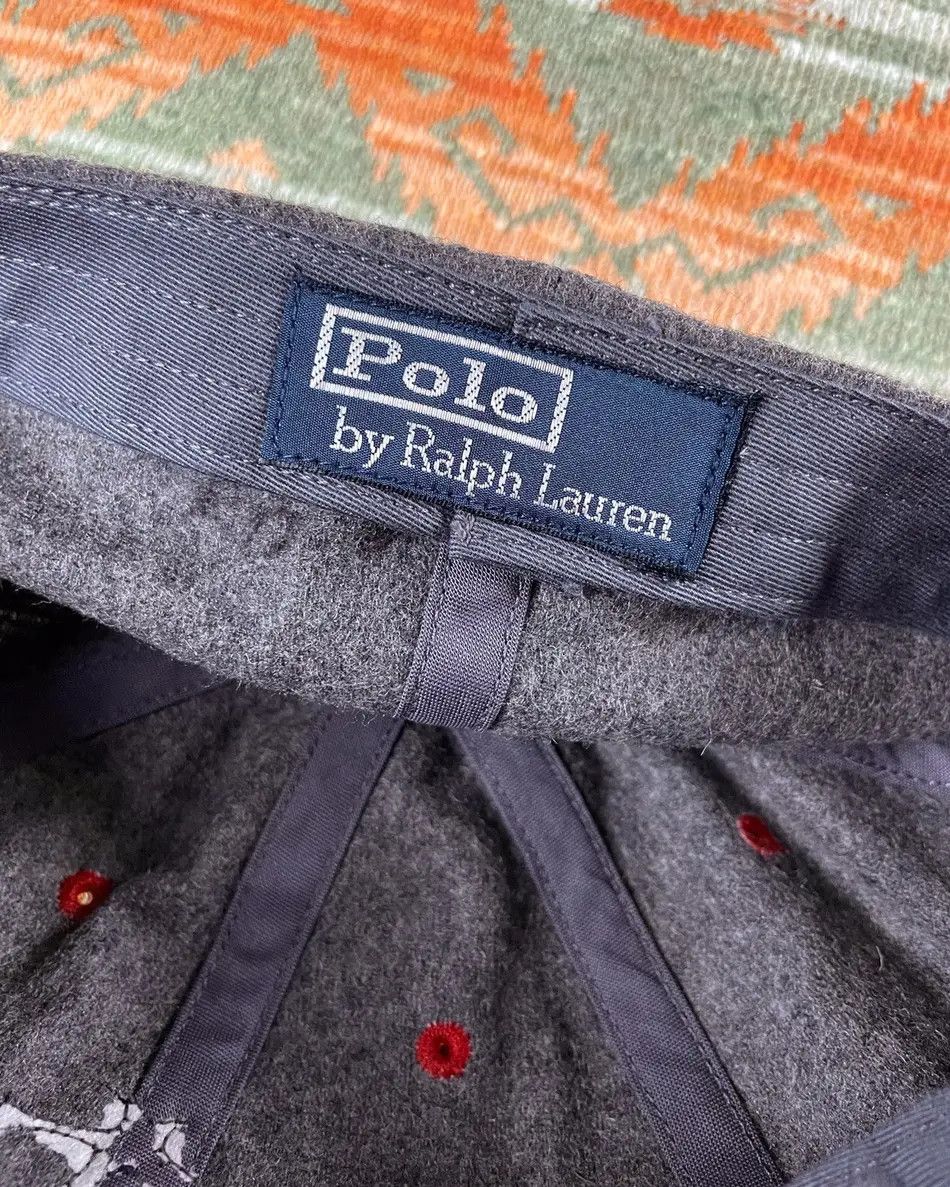 Polo Ralph Lauren Polo Ralph Lauren Wool Wide Peak Baseball Hat Cap Size ONE SIZE - 6 Thumbnail