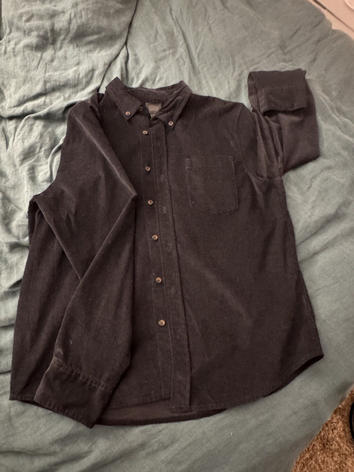 14th & Union 14th & Union Corduroy Button-Down Shirt | Deep Navy/Black L Size US L / EU 52-54 / 3 - 1 Thumbnail