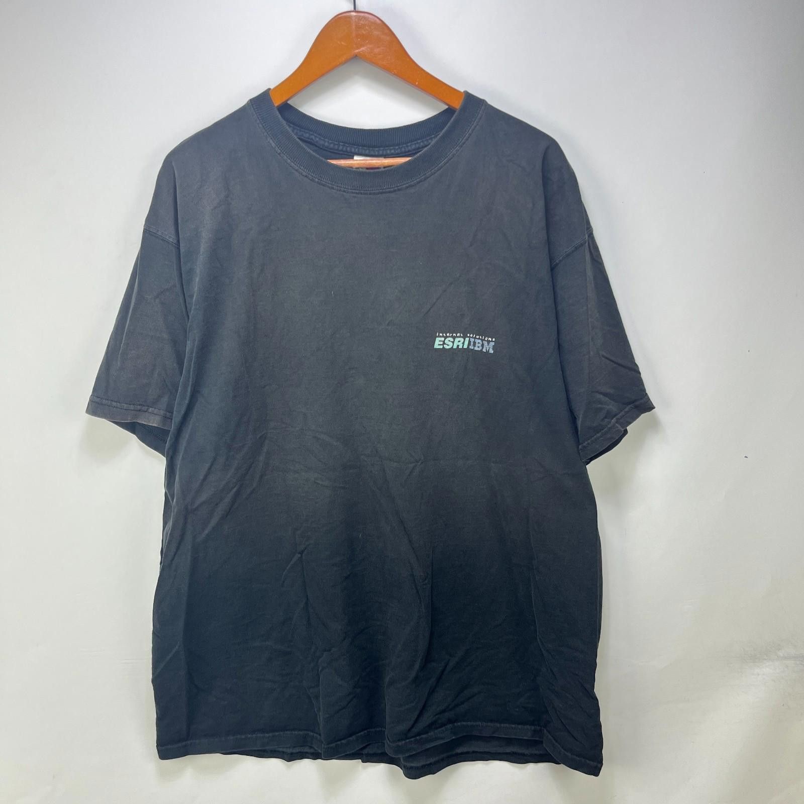 Fruit Of The Loom Vintage 90s IBM Computer Internet Solutions T Shirt XL Size US XXL / EU 58 / 5 - 4 Thumbnail