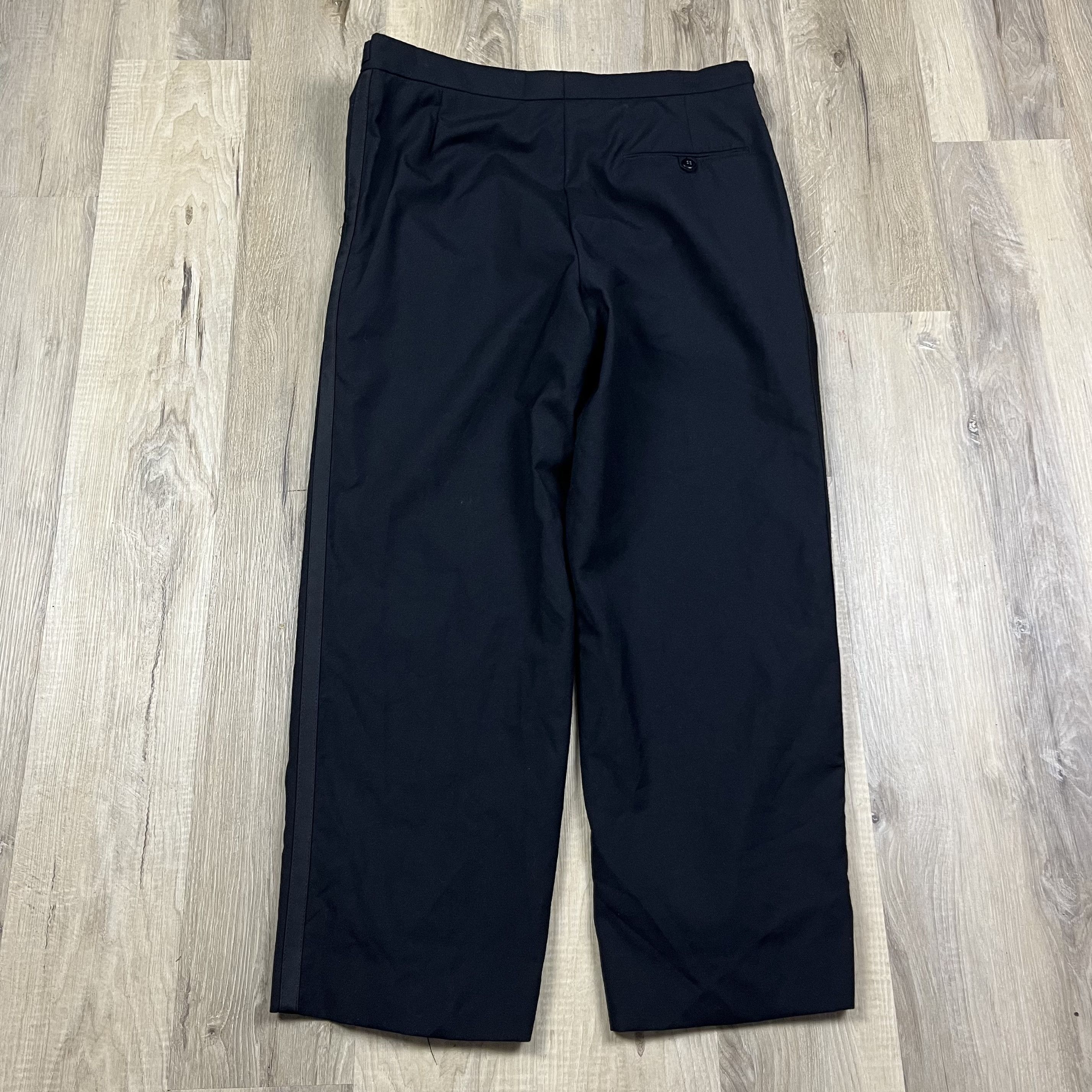Yves Saint Laurent VTG Yves Saint Laurent Dress Pants 36x28 100% Wool Size US 36 / EU 52 - 2 Thumbnail