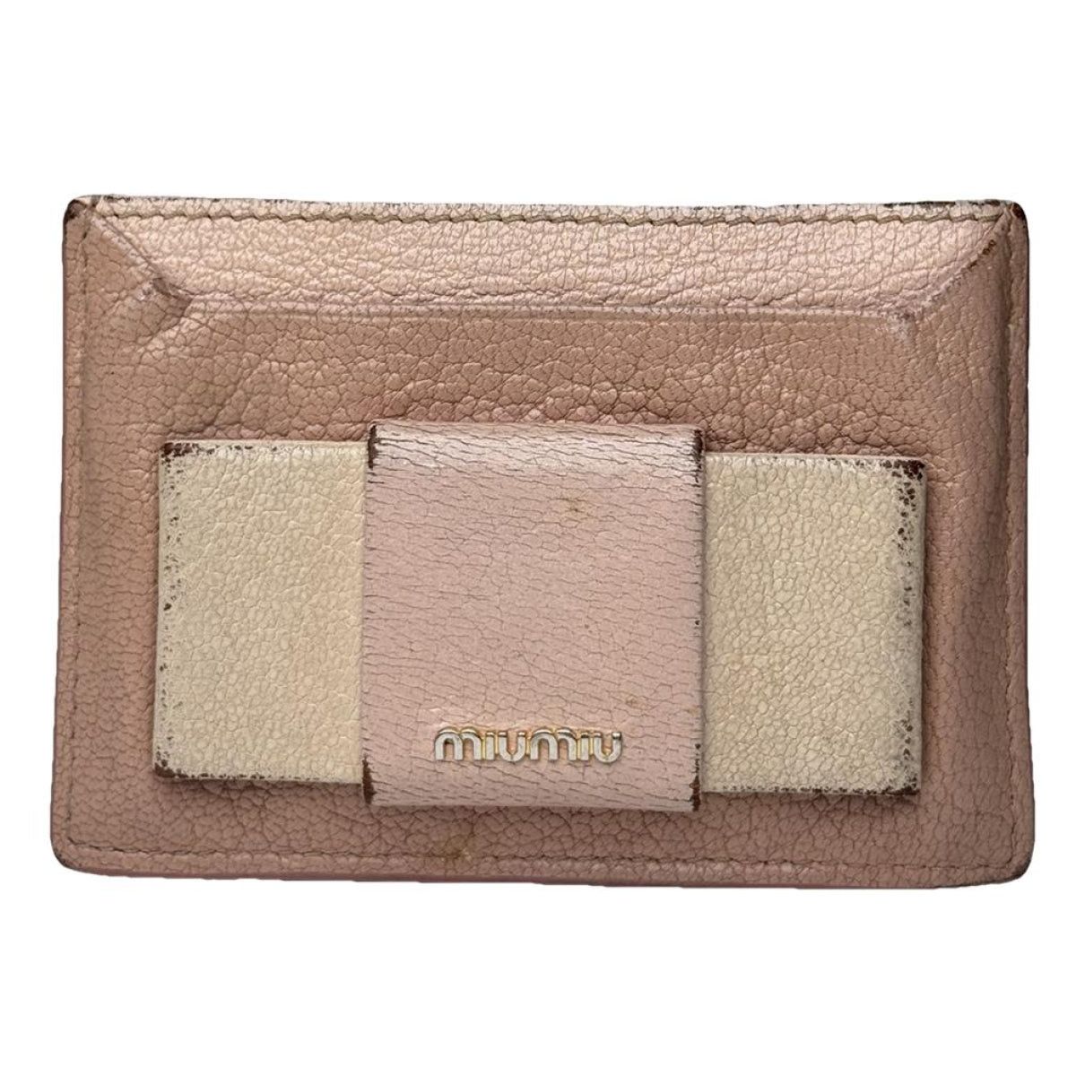 Miu Miu Pink Leather Purse Size ONE SIZE - 1 Thumbnail