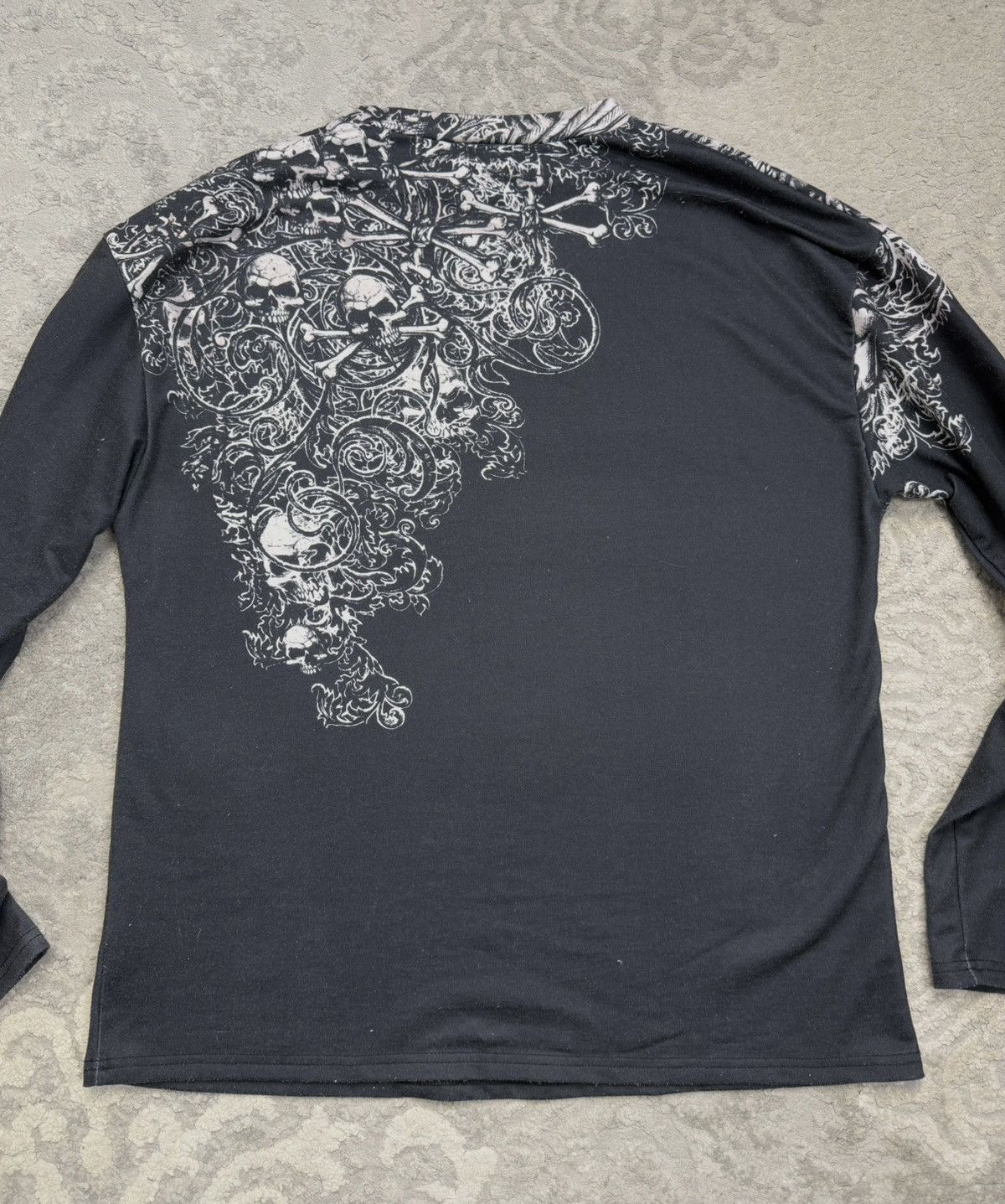 Other Affliction Skull Vintage Pattern Longsleeve Size US M / EU 48-50 / 2 - 4 Thumbnail