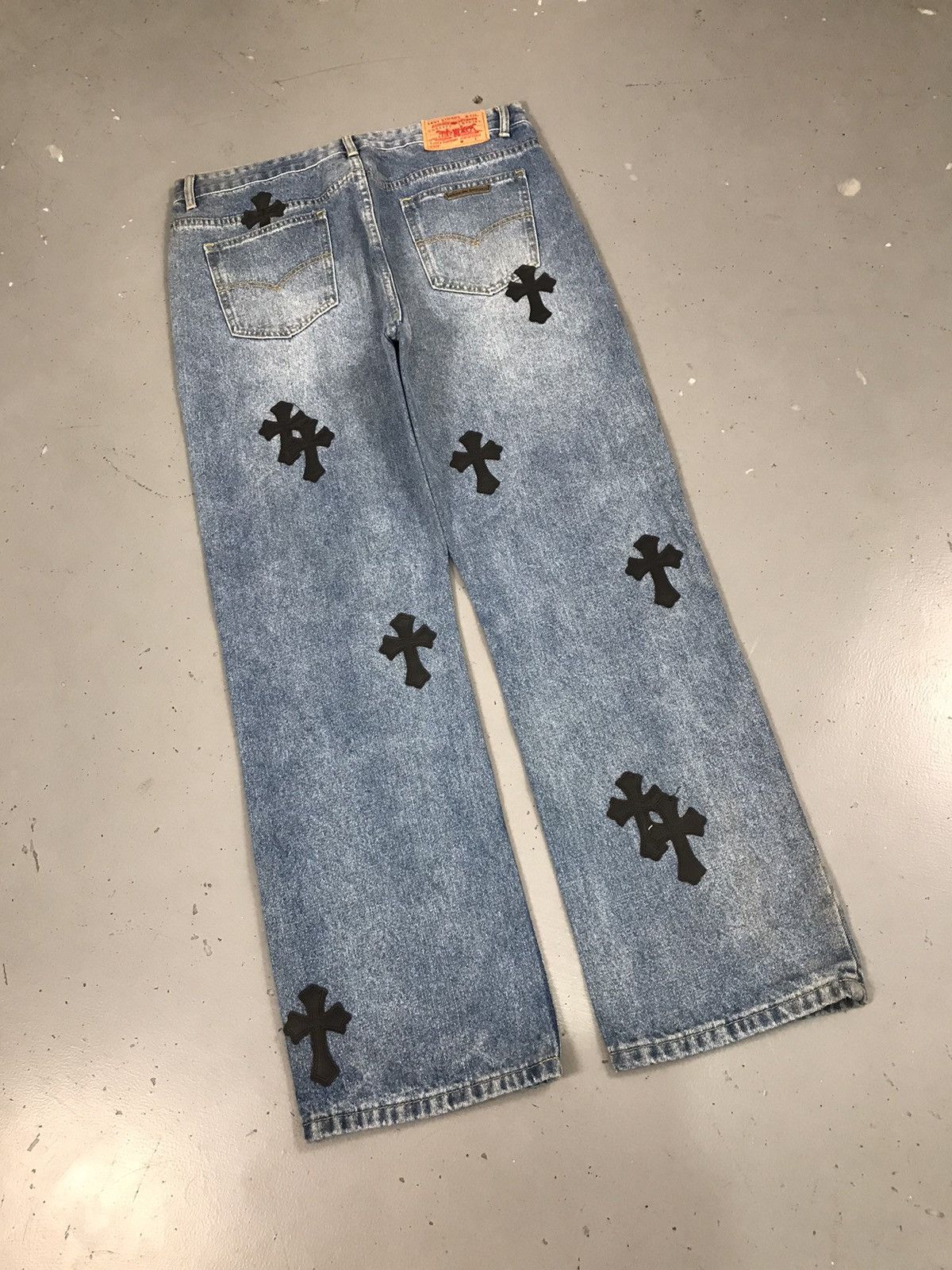 Vintage Rare vintage ch inspired patch denim pant Size US 34 / EU 50 - 10 Thumbnail