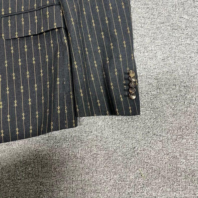 Gucci Gucci Horsebit Printed Suit Jacket-2506 Size US XXL / EU 58 / 5 - 4 Thumbnail