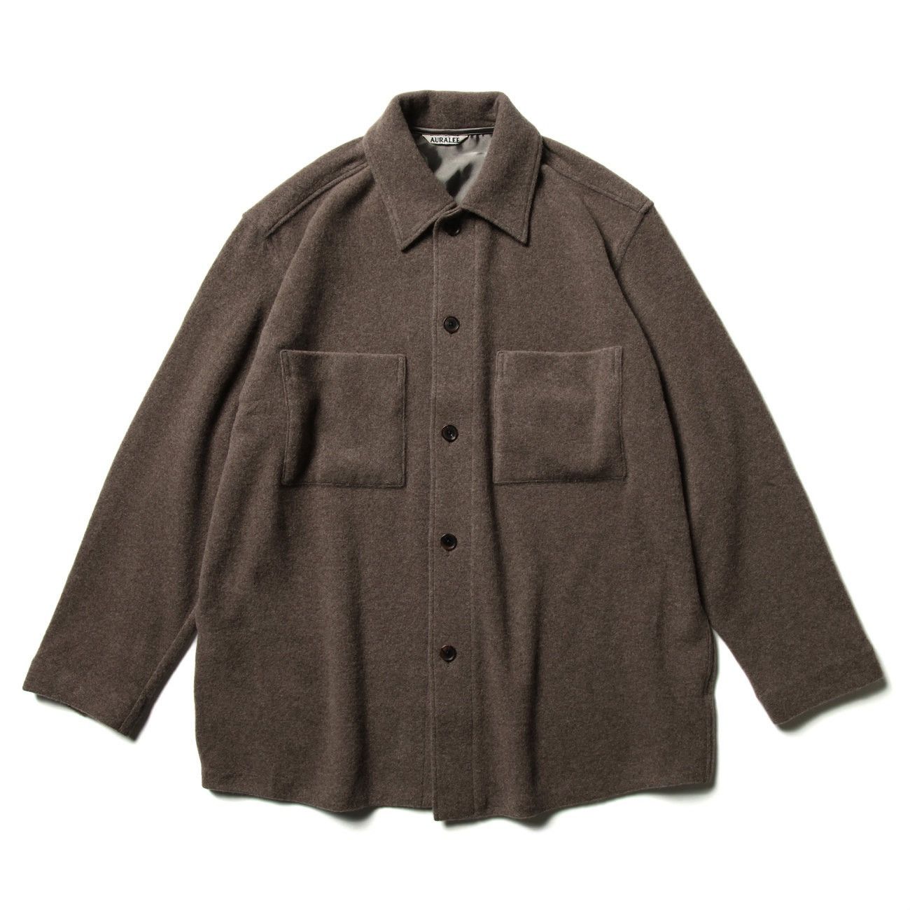 Auralee Auralee Cashmere Wool Brushed Jersey Big Shirt Size US M / EU 48-50 / 2 - 1 Thumbnail