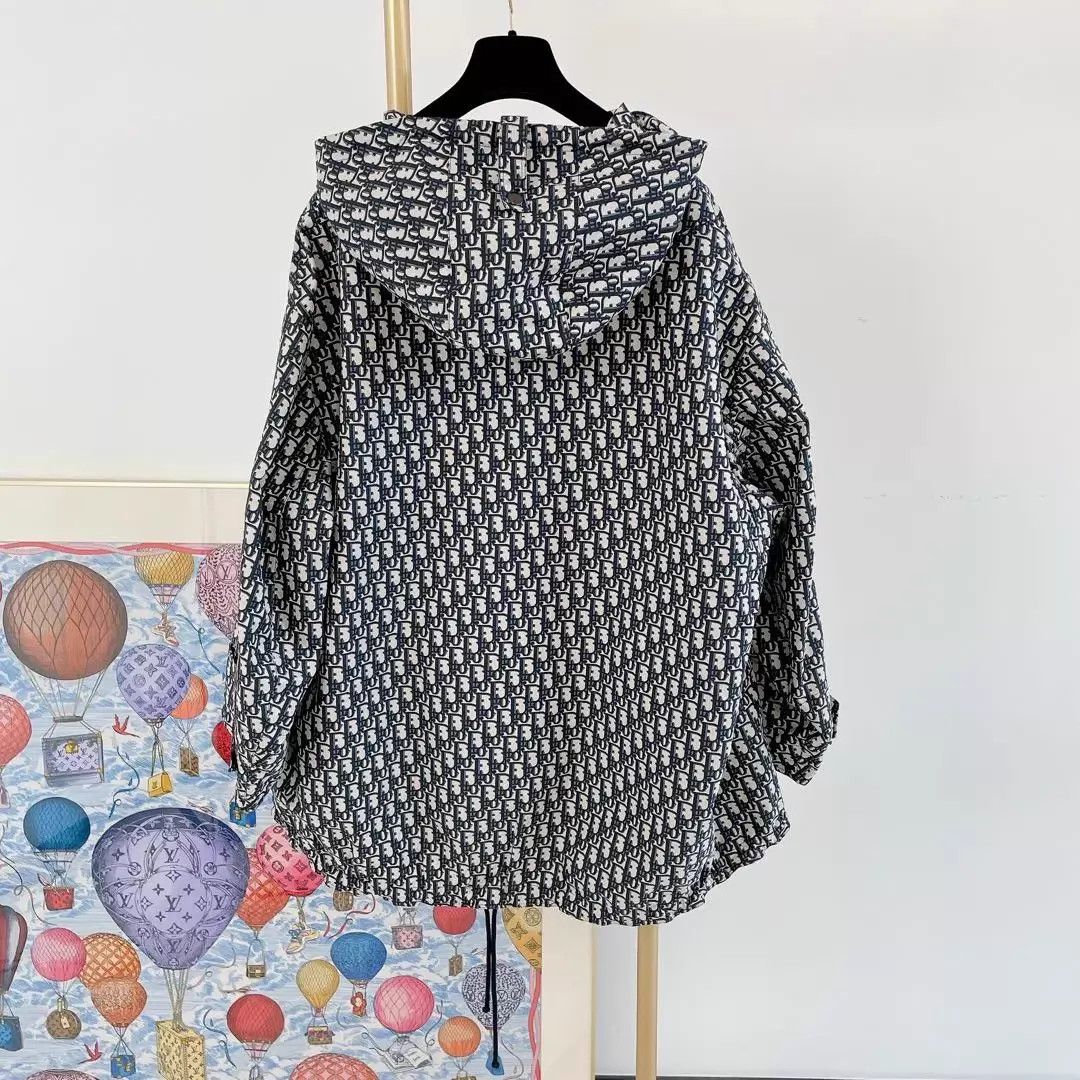 Dior Christian Dior Oblique Print Shell Jacket XS Size XS / US 0-2 / IT 36-38 - 2 Thumbnail