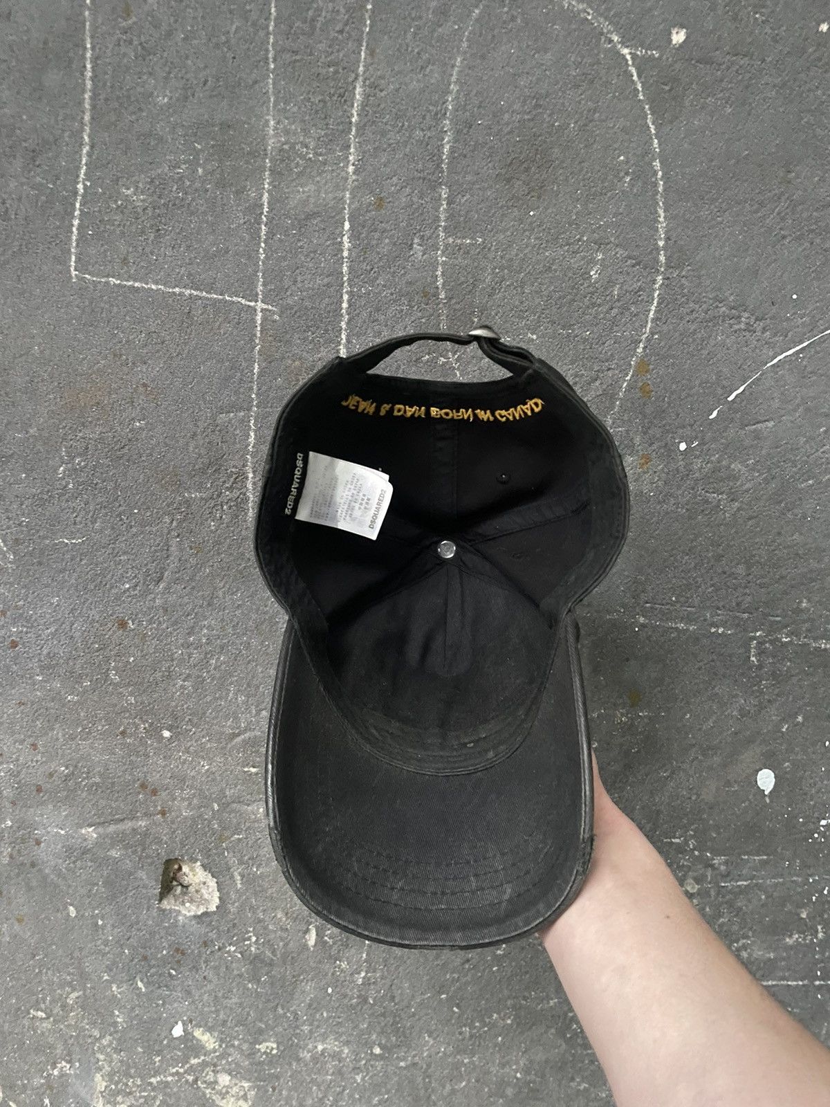 Dsquared2 Dsquared2 “64BROTHERS95” Brown Cap Fade Wax Distressed Hat Size ONE SIZE - 8 Thumbnail