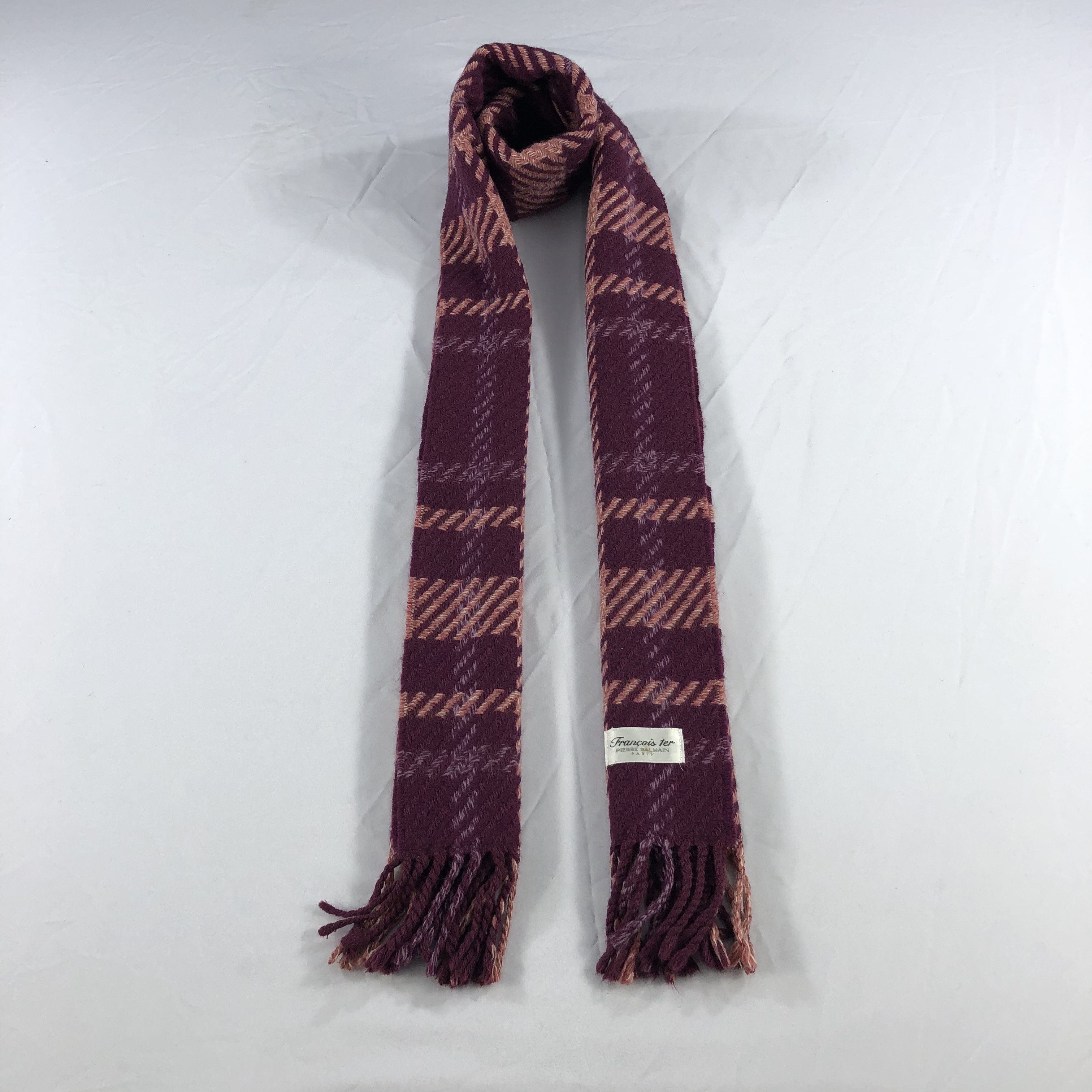 Francois 1er by Pierre Balmain Scarf Muffler Wool V917