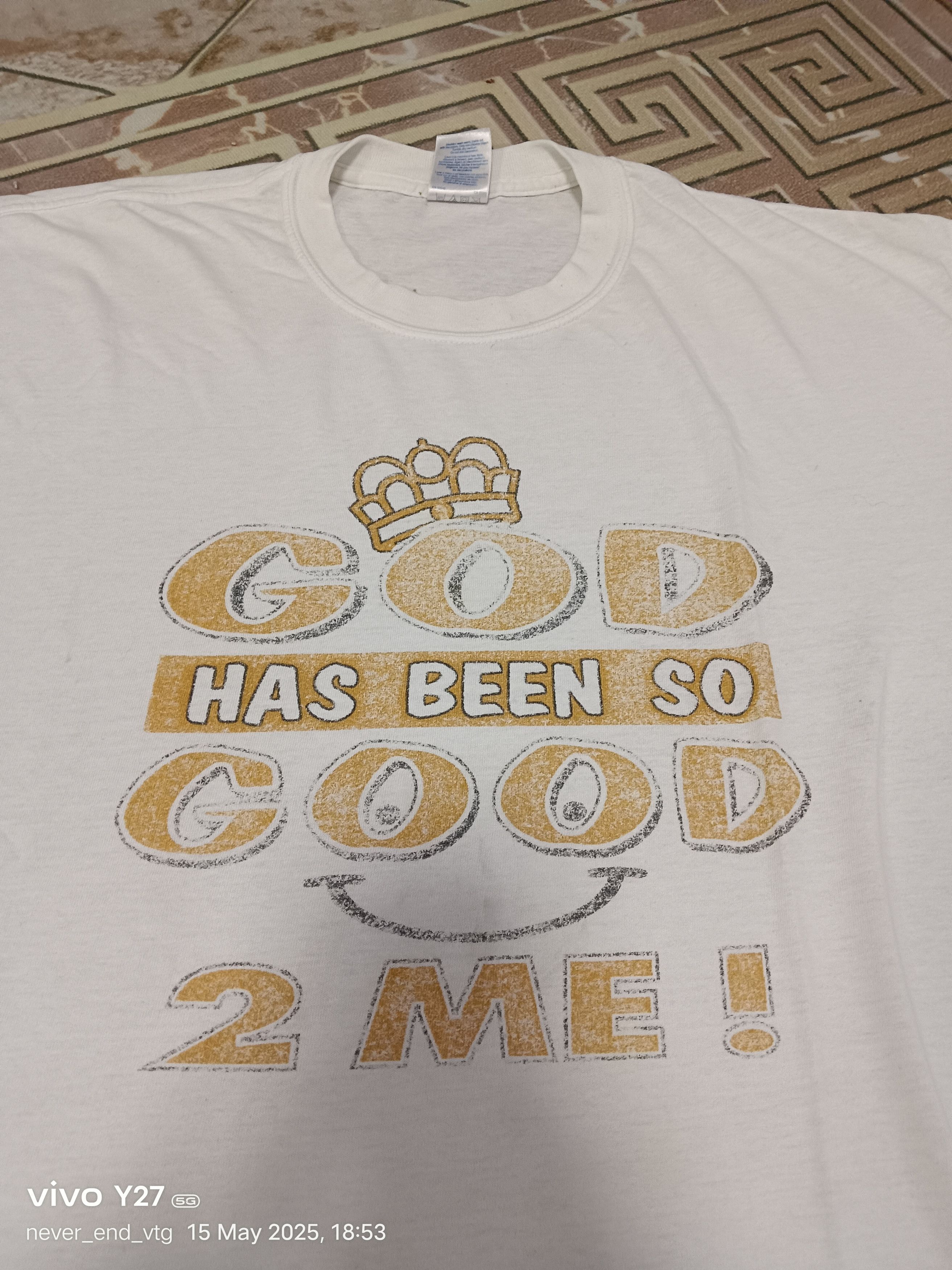 Other VINTAGE GOD HAS BEEN SO GOOD TO ME Size US XL / EU 56 / 4 - 3 Thumbnail
