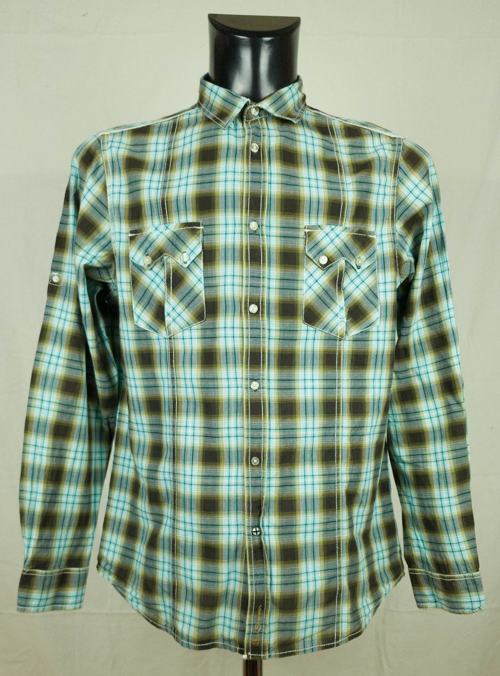 Ben Sherman BEN SHERMAN SHIRT LONG SLEEVE COTTON SIZE L VGC Size US L / EU 52-54 / 3 - 1 Thumbnail