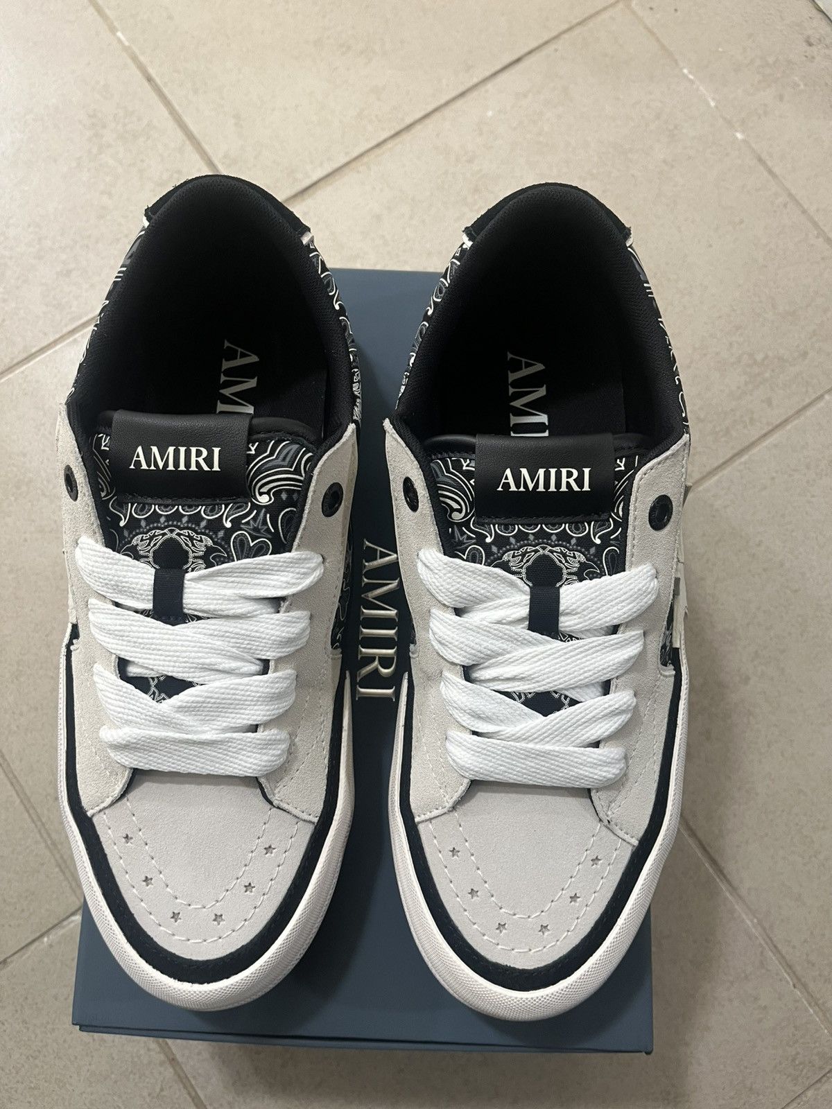 Amiri Amiri Bandana Sunset Skate Sneakers Sz 44(11us) Size US 11 / EU 44 - 9 Thumbnail
