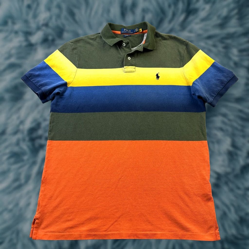 Polo Ralph Lauren Polo Ralph Lauren Shirt Mens M Multicolor Classic Fit Southwestern Colorblock Short Sleeve Size US M / EU 48-50 / 2 - 1 Thumbnail