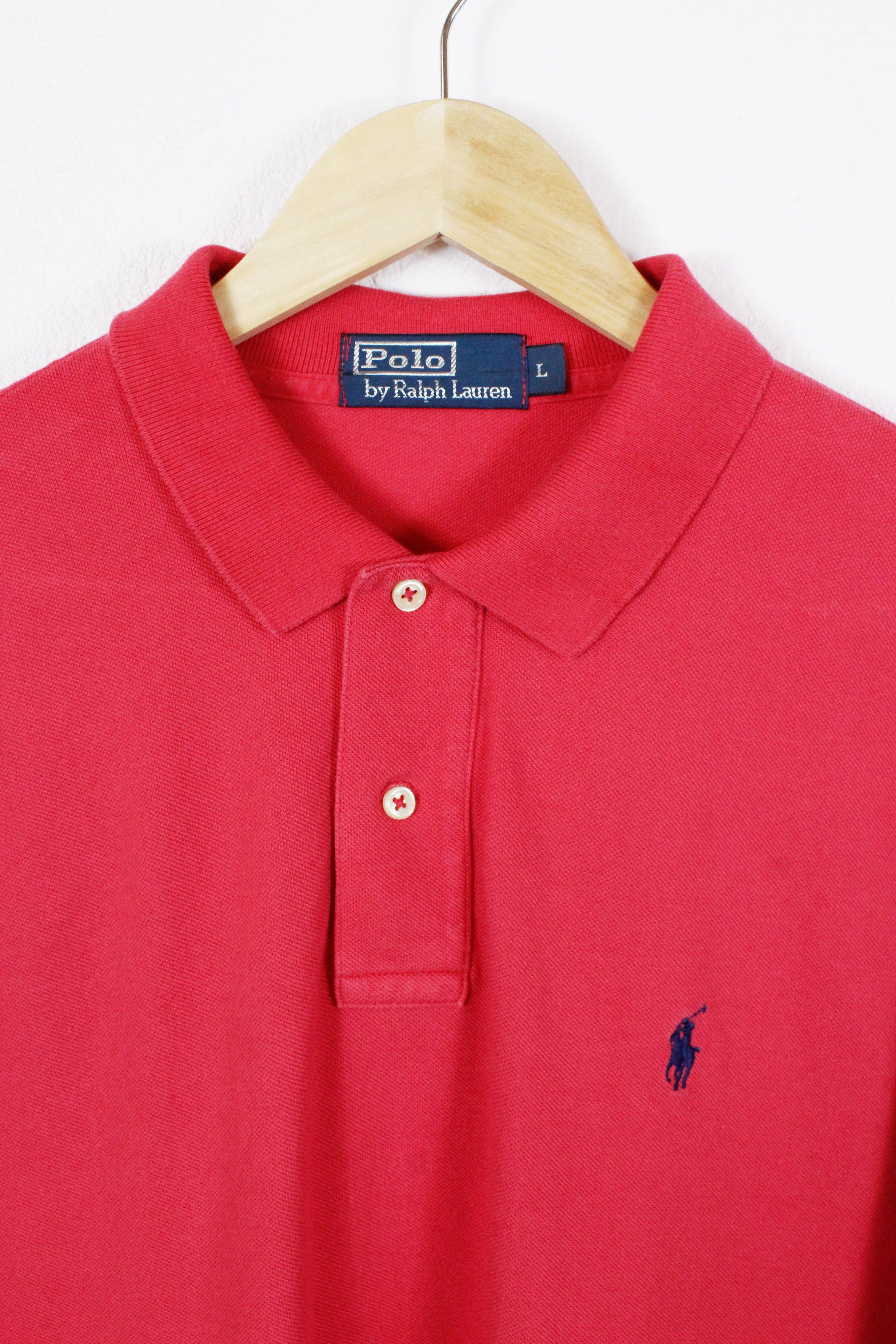 Polo Ralph Lauren Vintage Polo Ralph Lauren Pony Logo Rugby Polo Shirt 90s Size US L / EU 52-54 / 3 - 2 Thumbnail