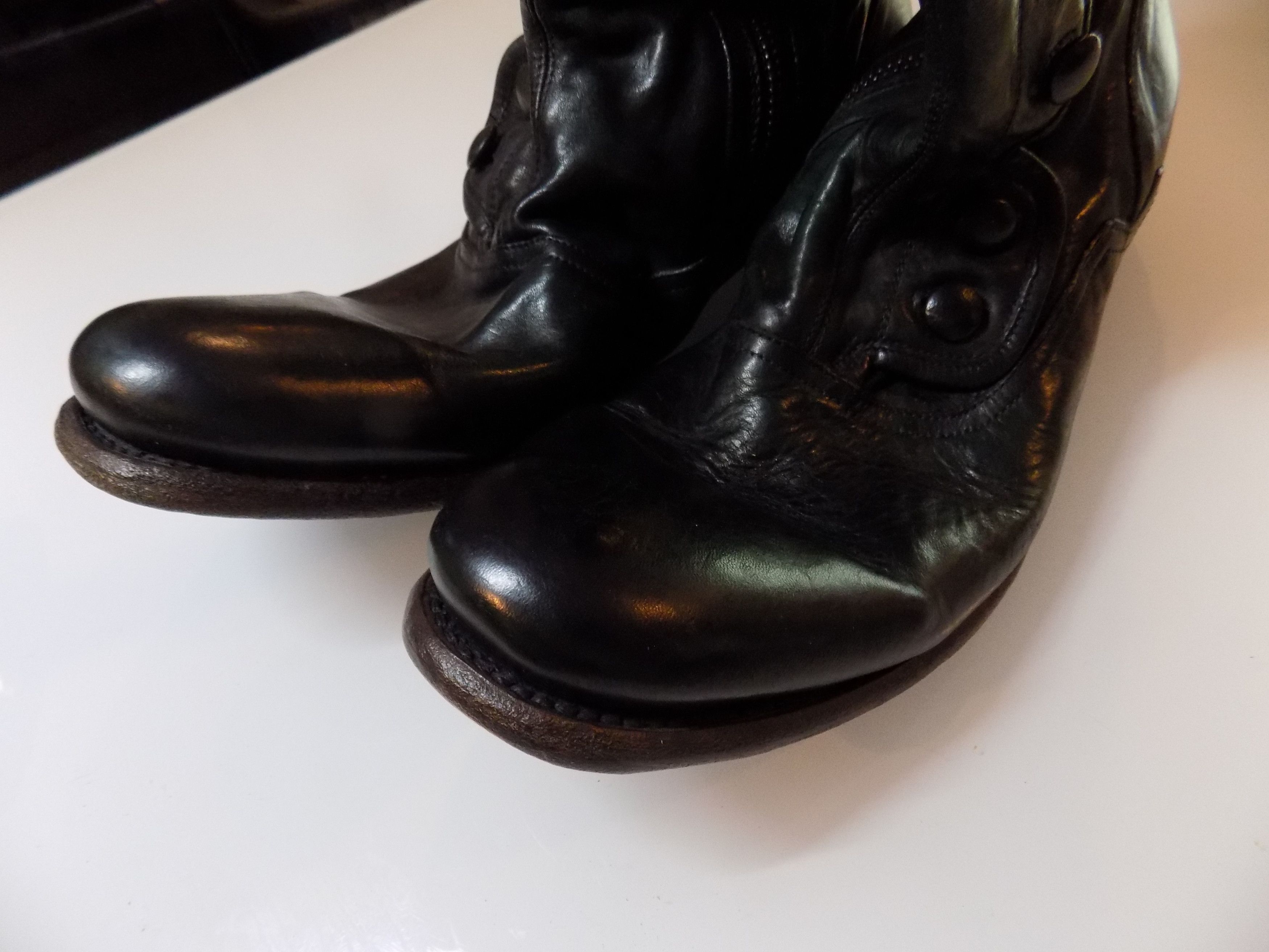 John Varvatos Bowery 7 Button Boot - Rare Size US 11 / EU 44 - 6 Thumbnail