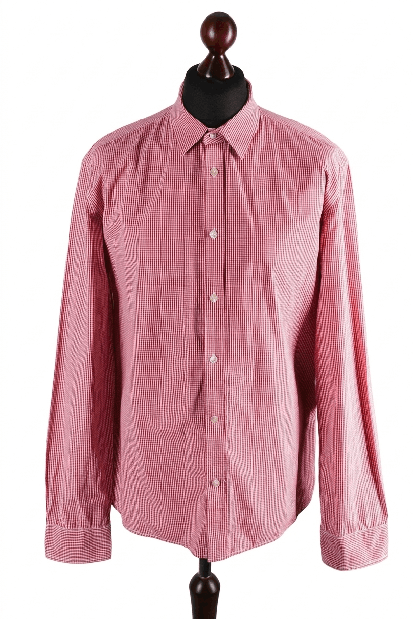 Levi's Levi's Classic Fit Gingham Plaid Checkered Long Sleeve Shirt Size US XL / EU 56 / 4 - 1 Thumbnail