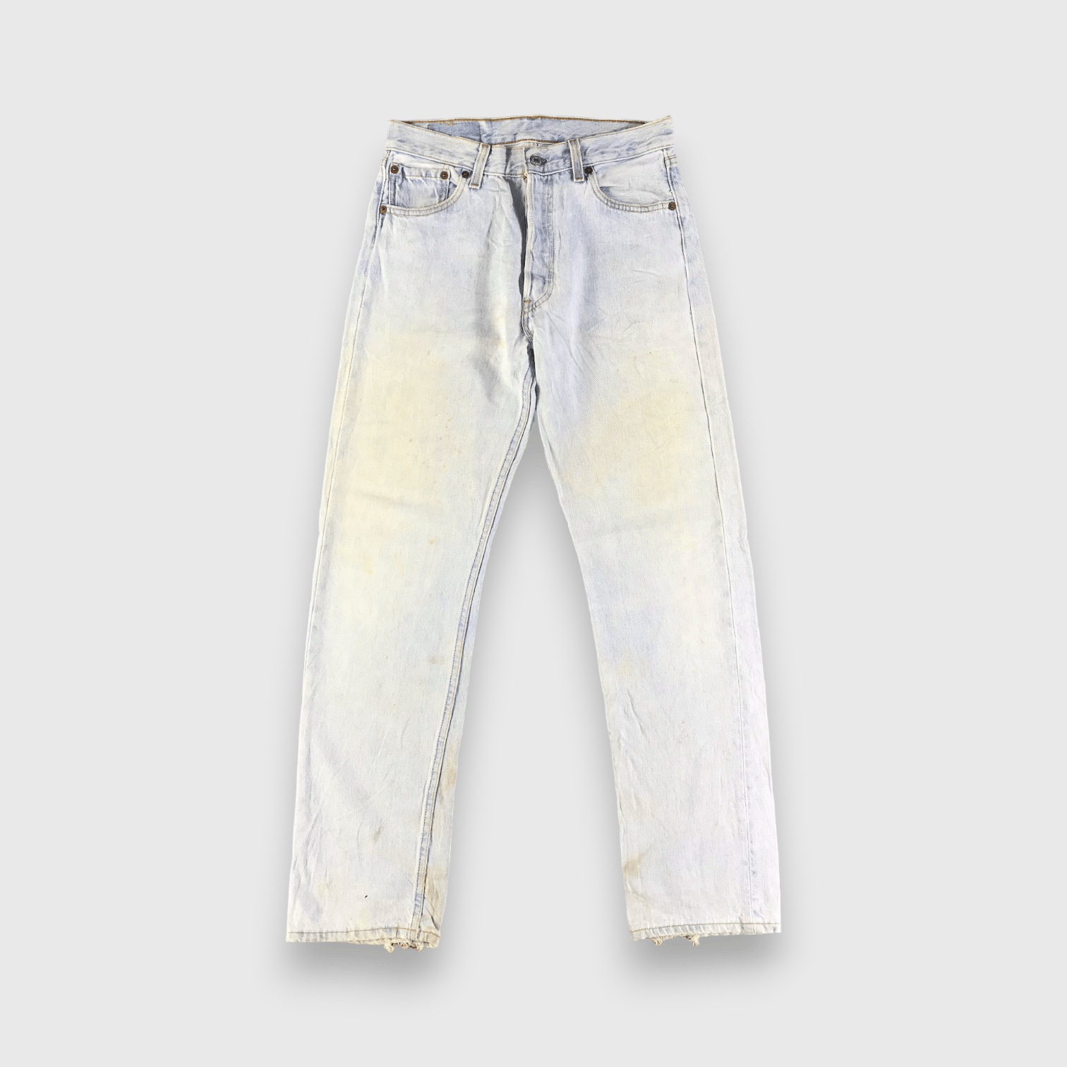 Levi's 90s Vintage Light Wash Levis 501 Jeans-J3008 Size US 30 / EU 46 - 1 Thumbnail