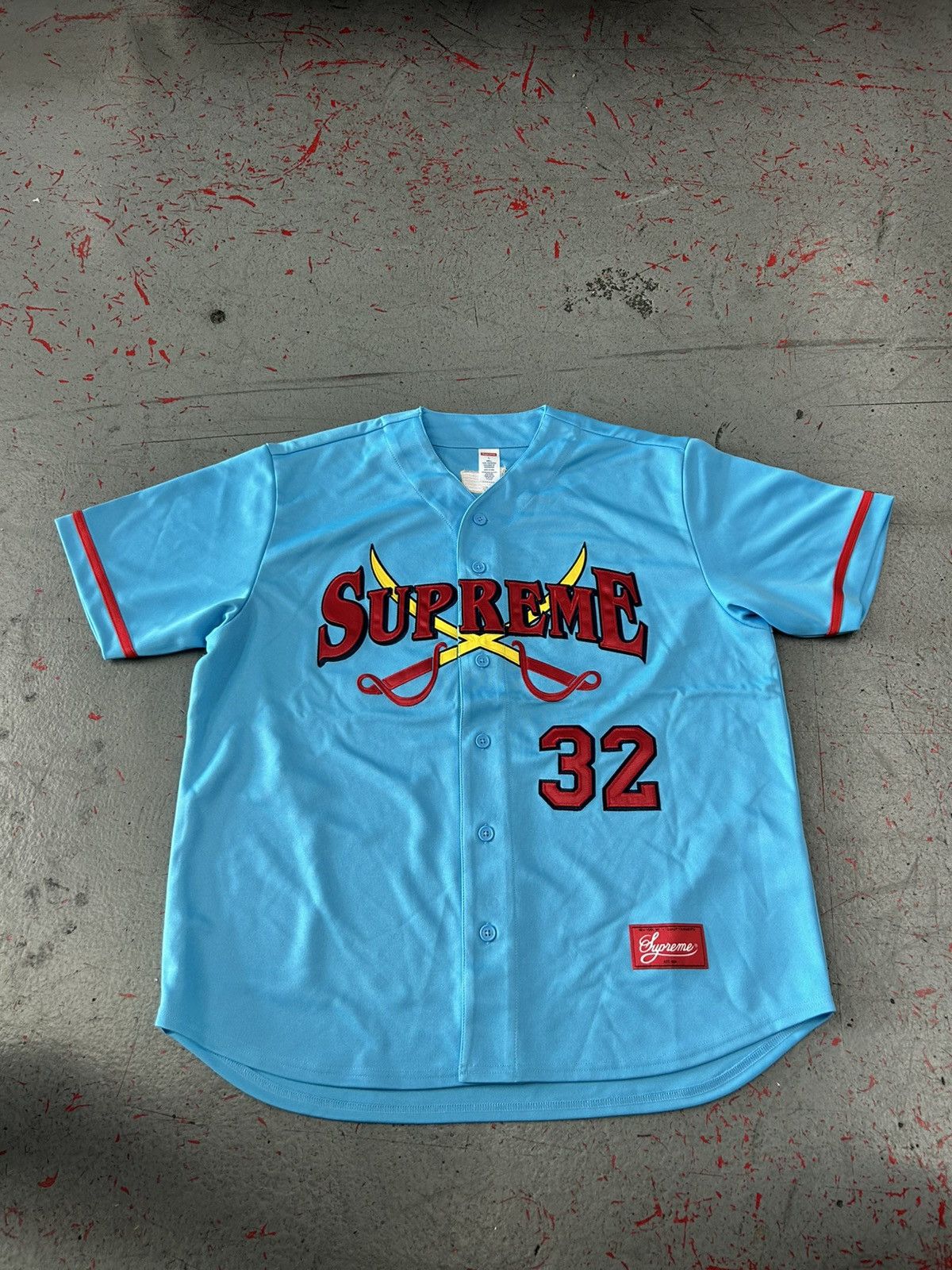 Supreme Supreme Swords Baseball Jersey Size Large NEW Size US L / EU 52-54 / 3 - 1 Thumbnail