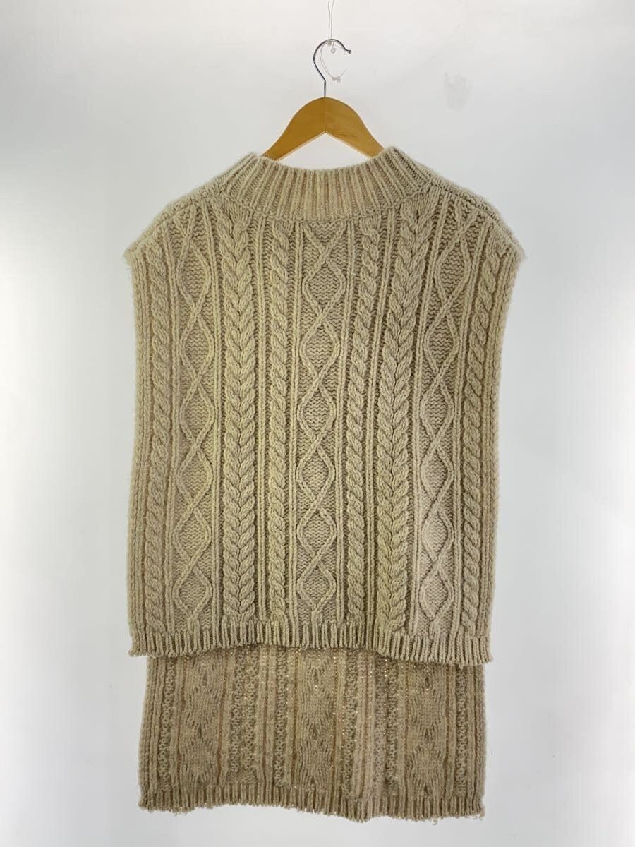 Maison Margiela Cable Knit Wool Sweater Vest Size US S / EU 44-46 / 1 - 2 Thumbnail