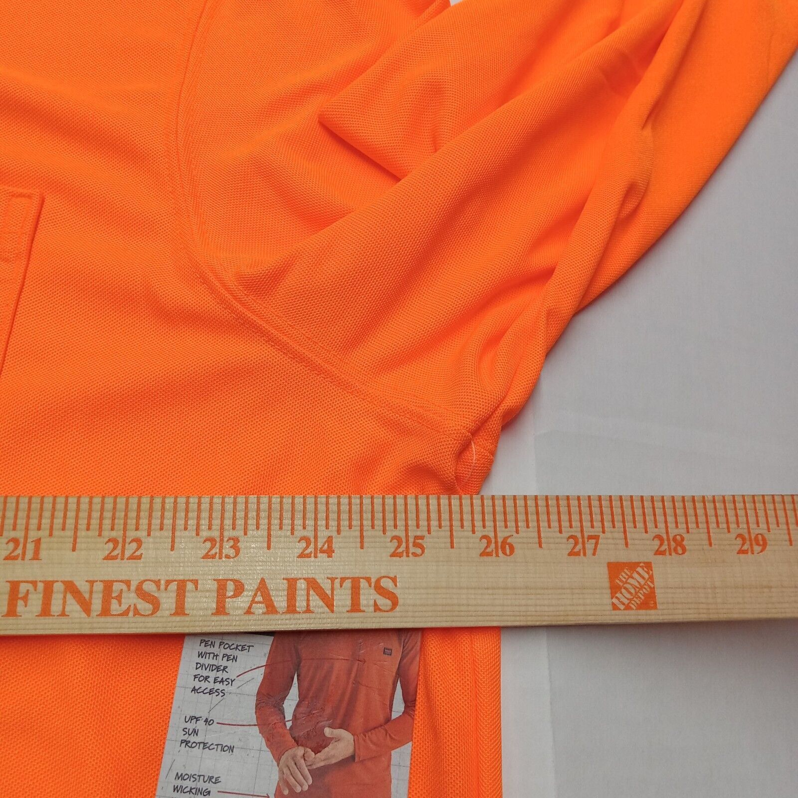 Wrangler Wrangler Pocket Shirt Men's 2XL (50-52) Orange Relaxed Fit Size US XXL / EU 58 / 5 - 6 Thumbnail