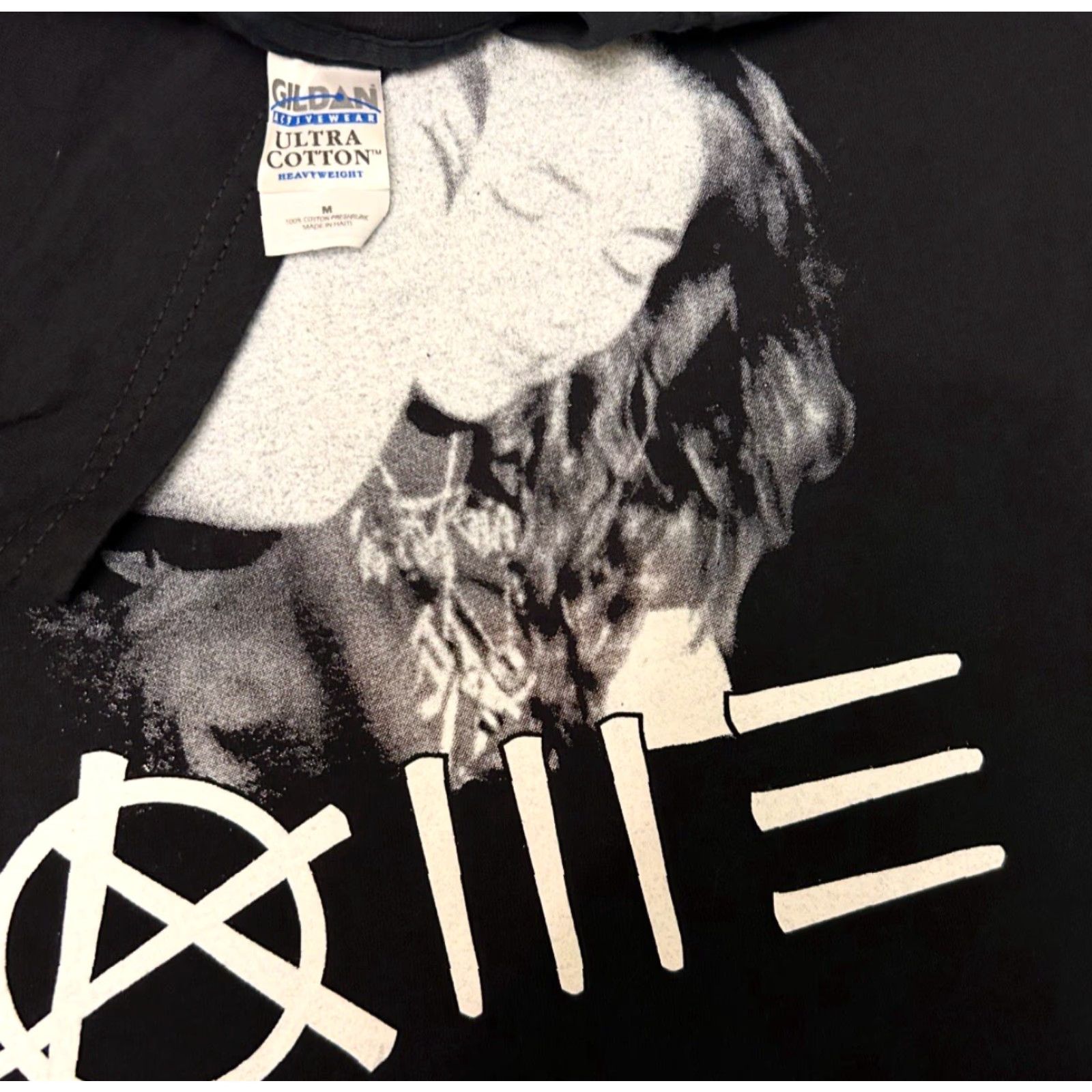 Vintage VINTAGE Miley Cyrus Anarchy VTG Shirt Mens M Street Wear Punk 90s Y2K Black T-Shirt Mens Size US M / EU 48-50 / 2 - 2 Thumbnail