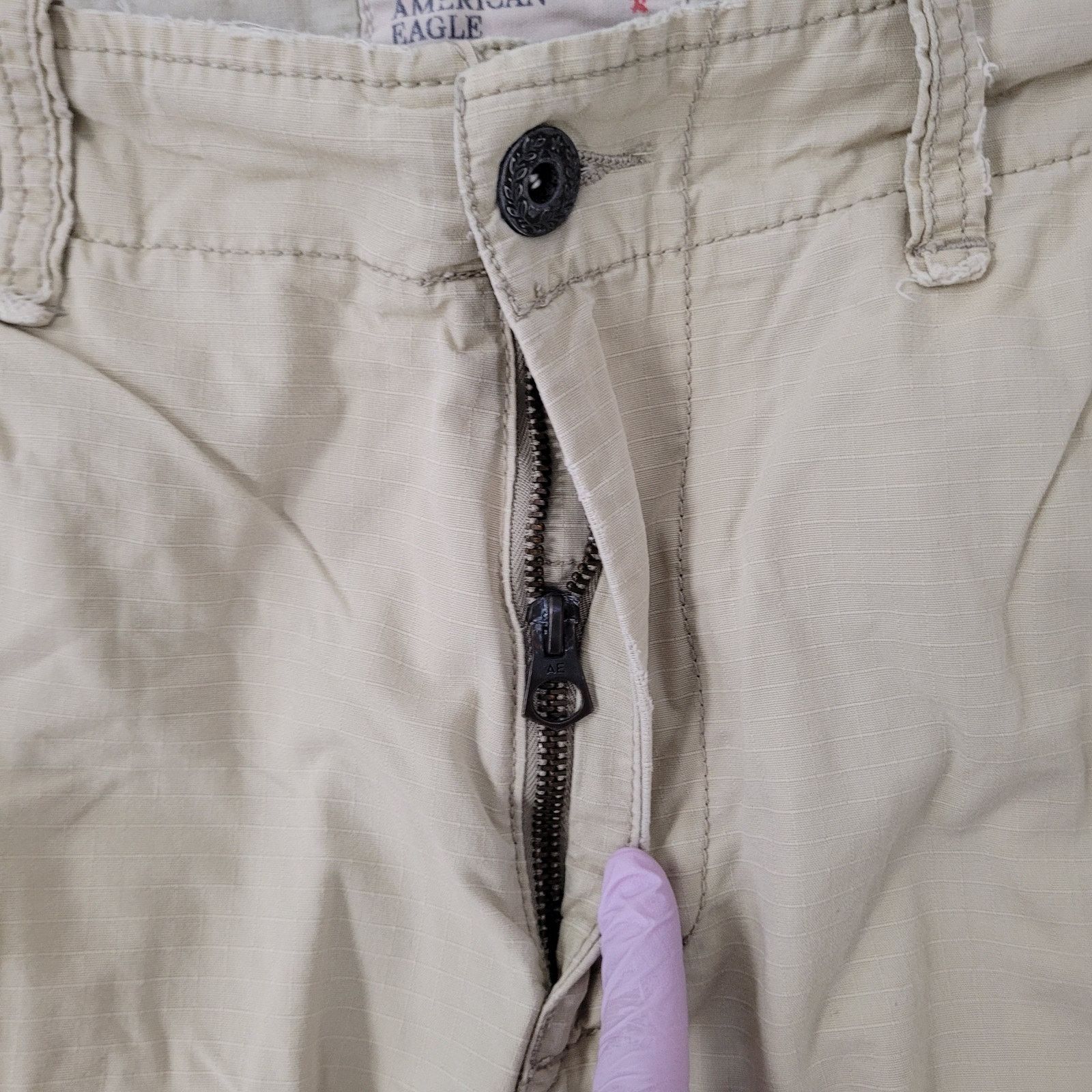 American Eagle Outfitters Vintage Y2K American Eagle Cargo Shorts 34x10 Baggy Size US 34 / EU 50 - 4 Thumbnail