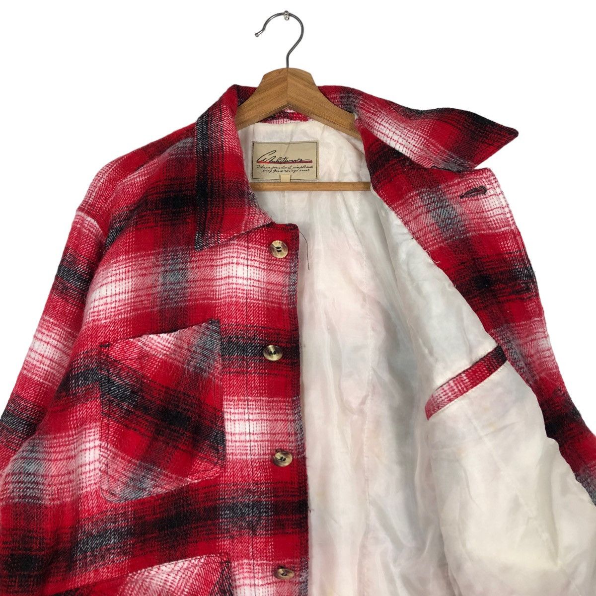 Flannel 🔥Vtg Flannel Shirt Jacket Tartan Design Japan Issey Miyake Size US M / EU 48-50 / 2 - 12 Thumbnail